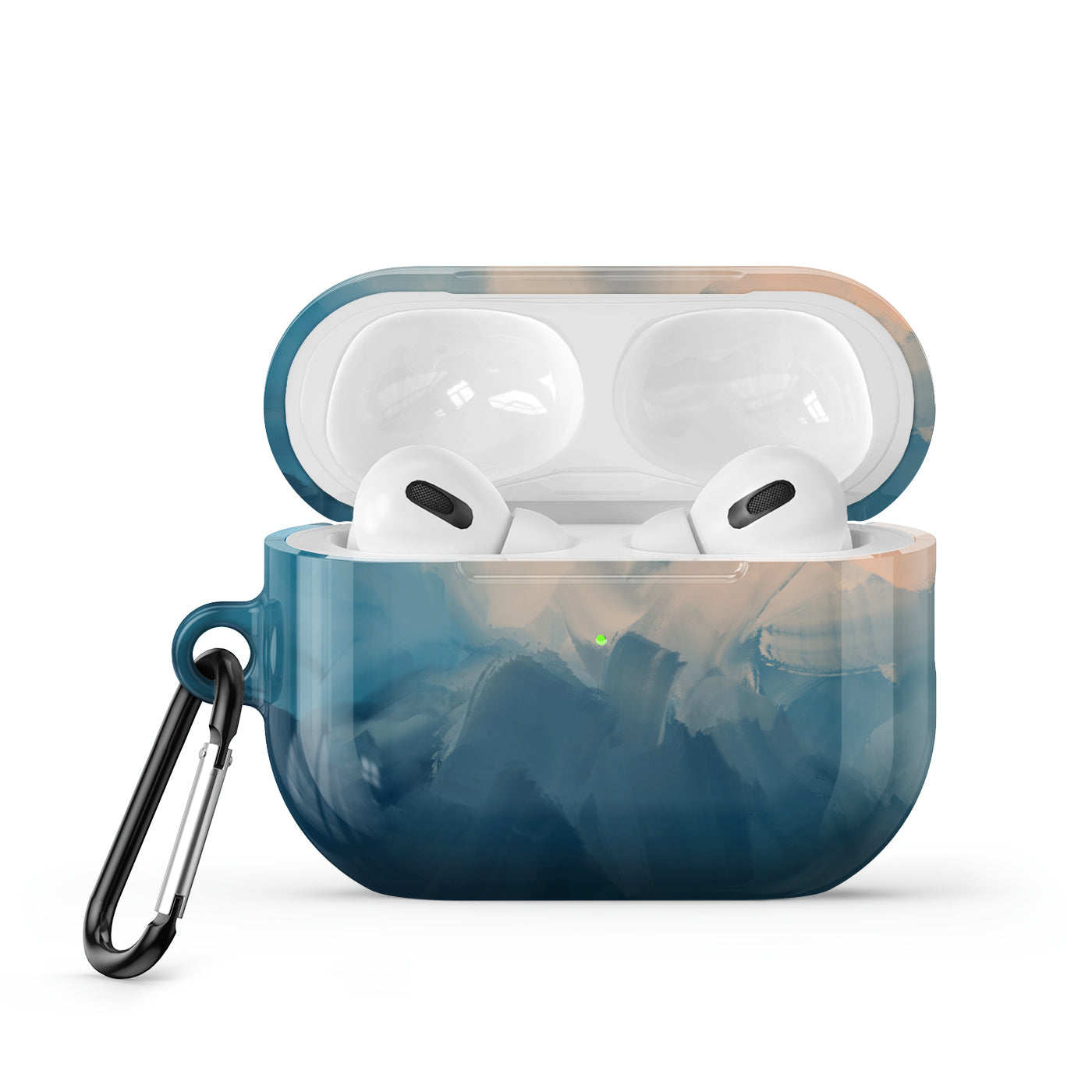 Beige Blue | AirPods Series Shockproof Protective Case