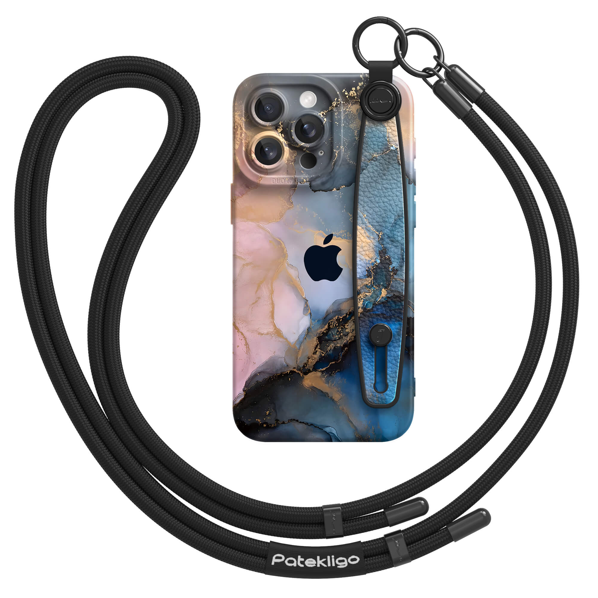 Falling Jade | iPhone Series Multifunctional Wristband Case