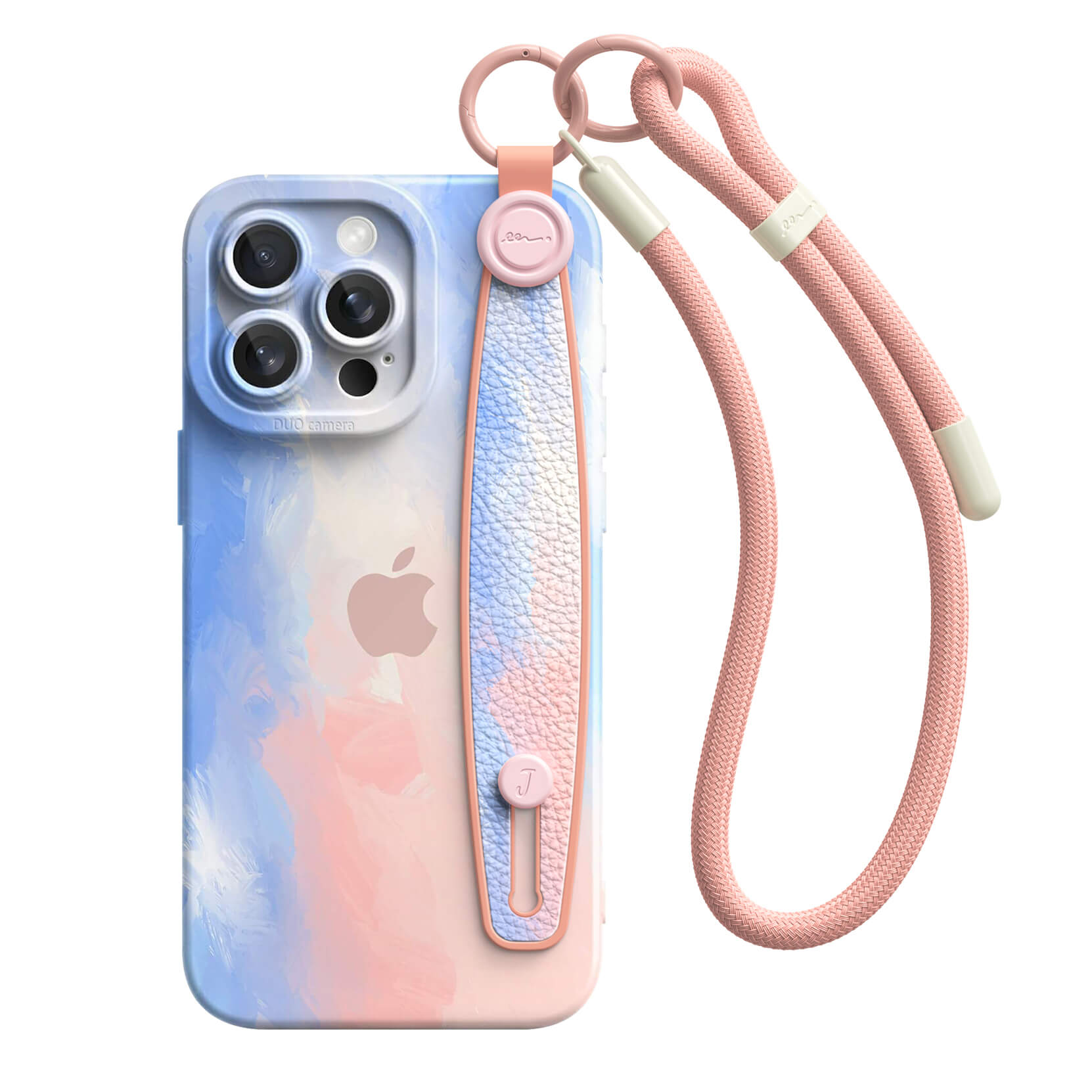 Lavender Pink | iPhone Series Multifunctional Wristband Case