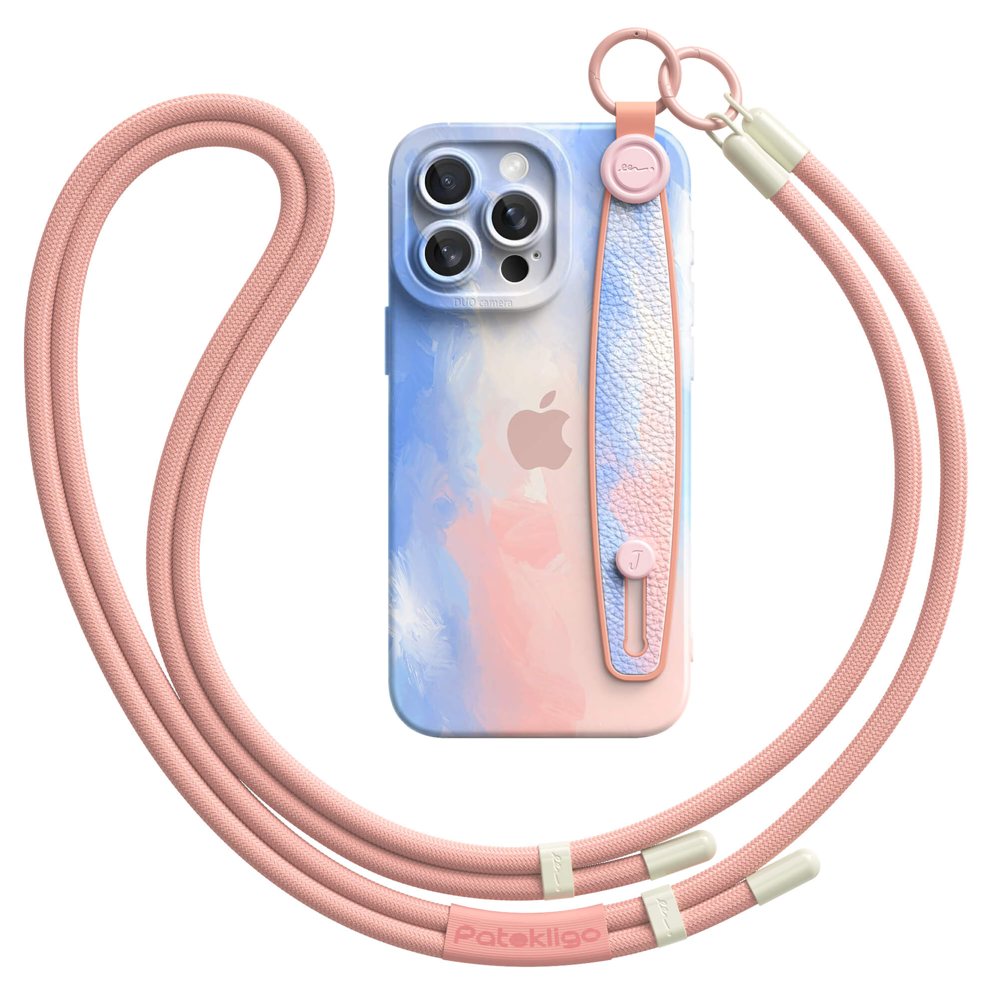 Lavender Pink | iPhone Series Multifunctional Wristband Case