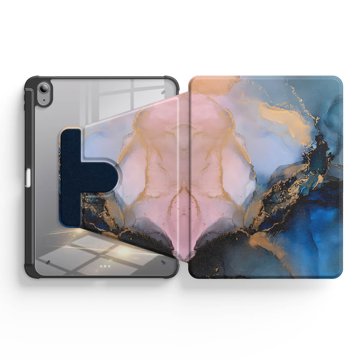 Falling Jade | iPad Series Snap 360° Stand Impact Resistant Case