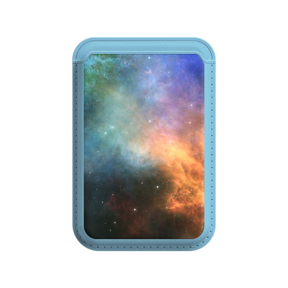 Sea Cloud Nebula | Leather Wallet with MagSafe