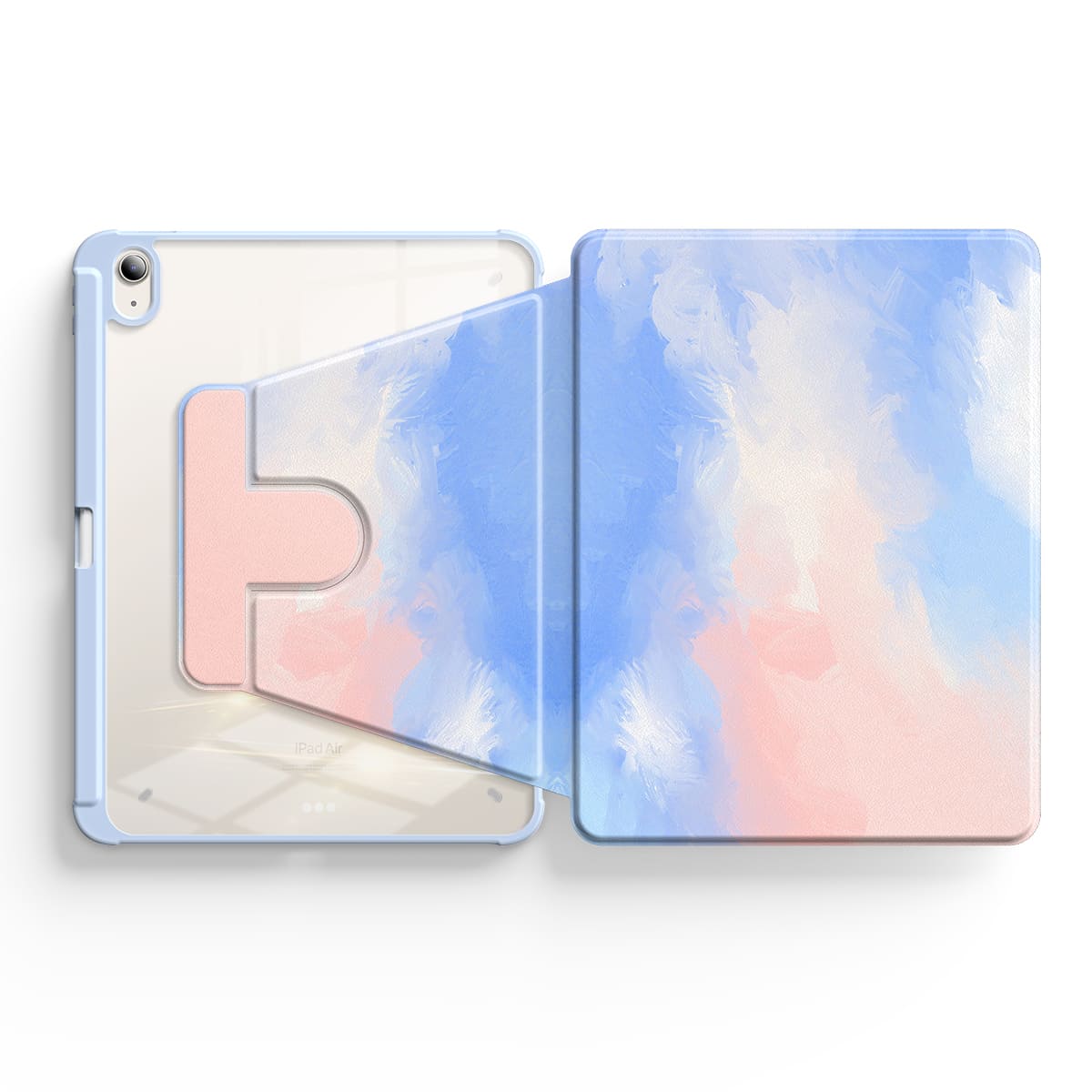 Lavender Pink | iPad Series Snap 360° Stand Impact Resistant Case