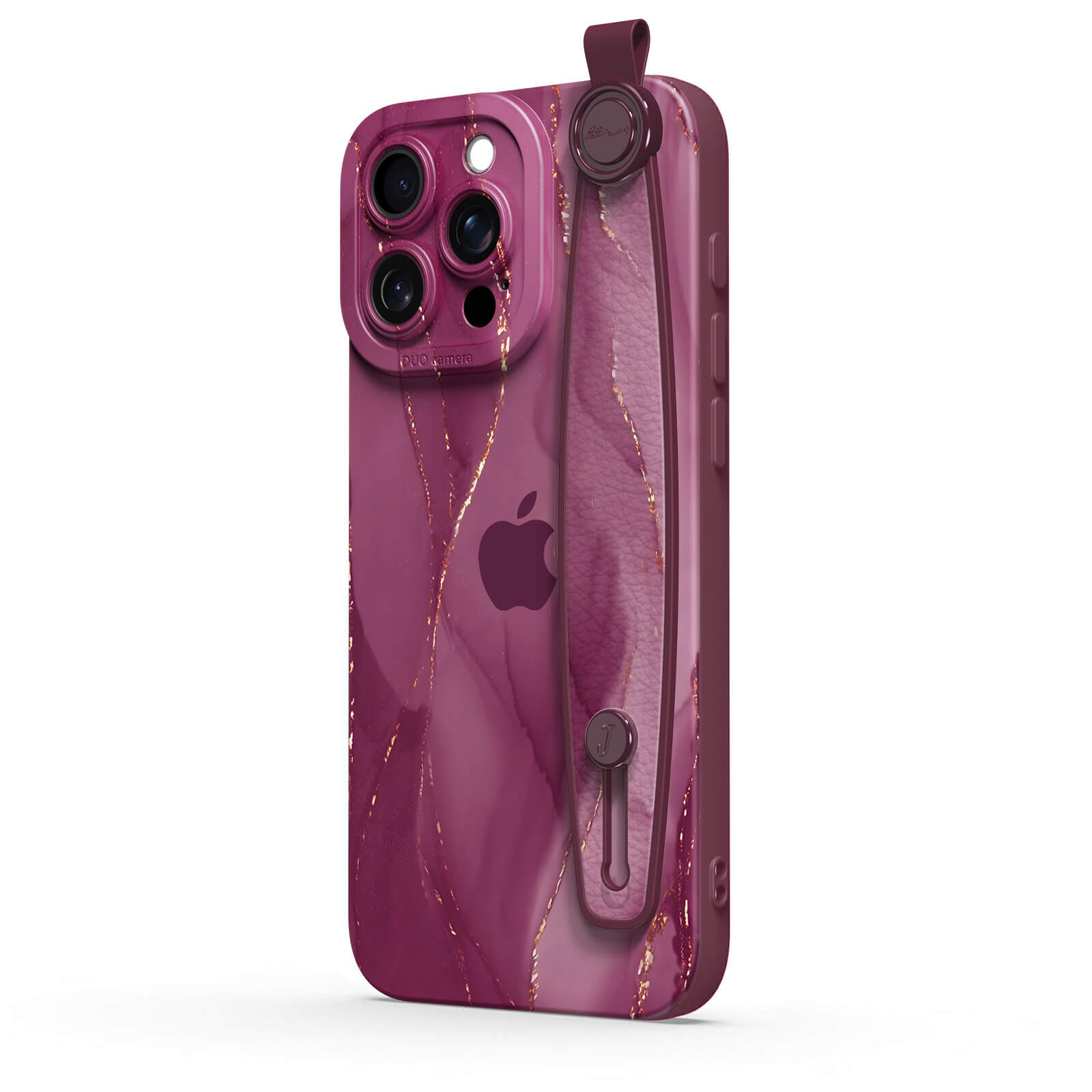 Gilt Plum Red | iPhone Series Multifunctional Wristband Case