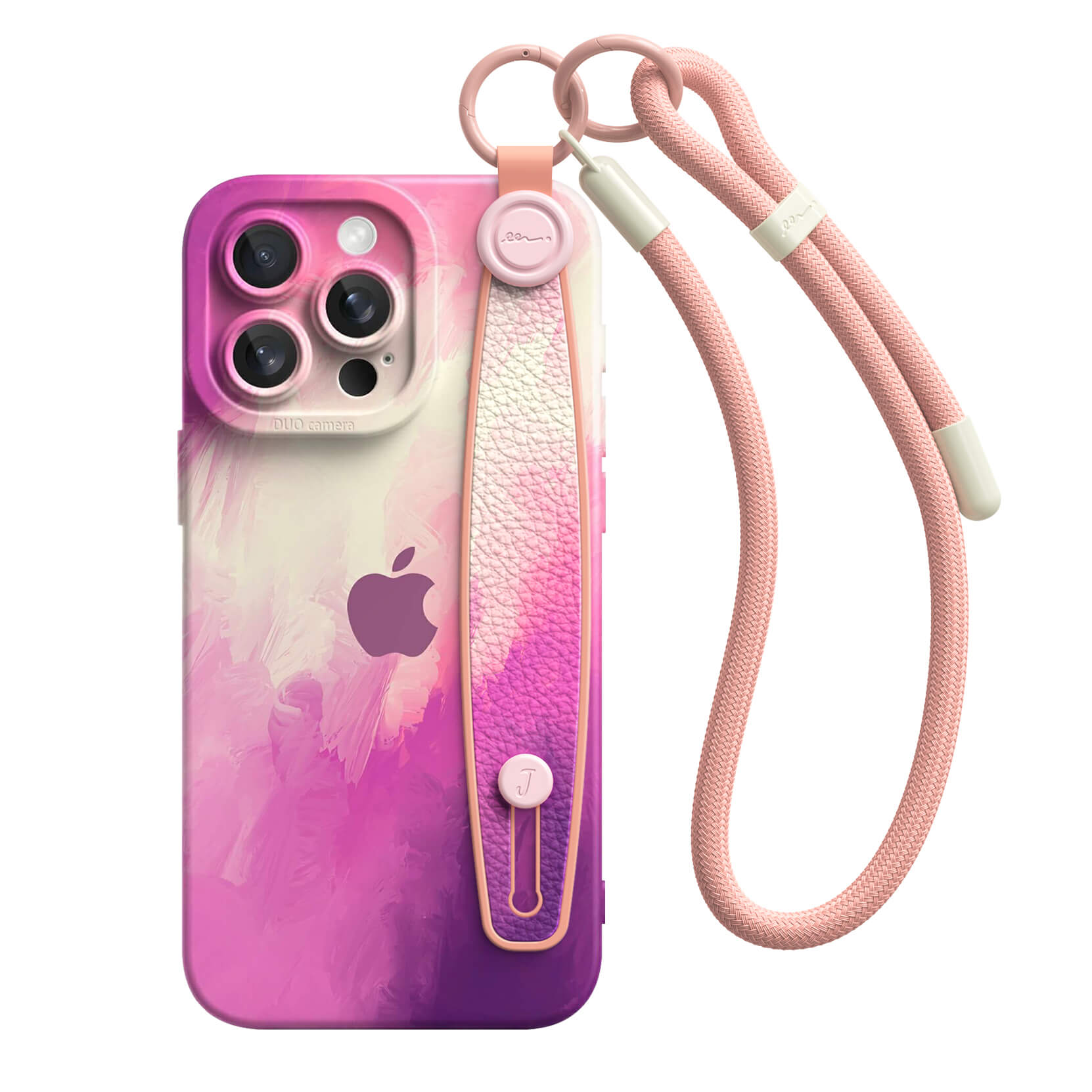 Cherry Cream | iPhone Series Multifunctional Wristband Case