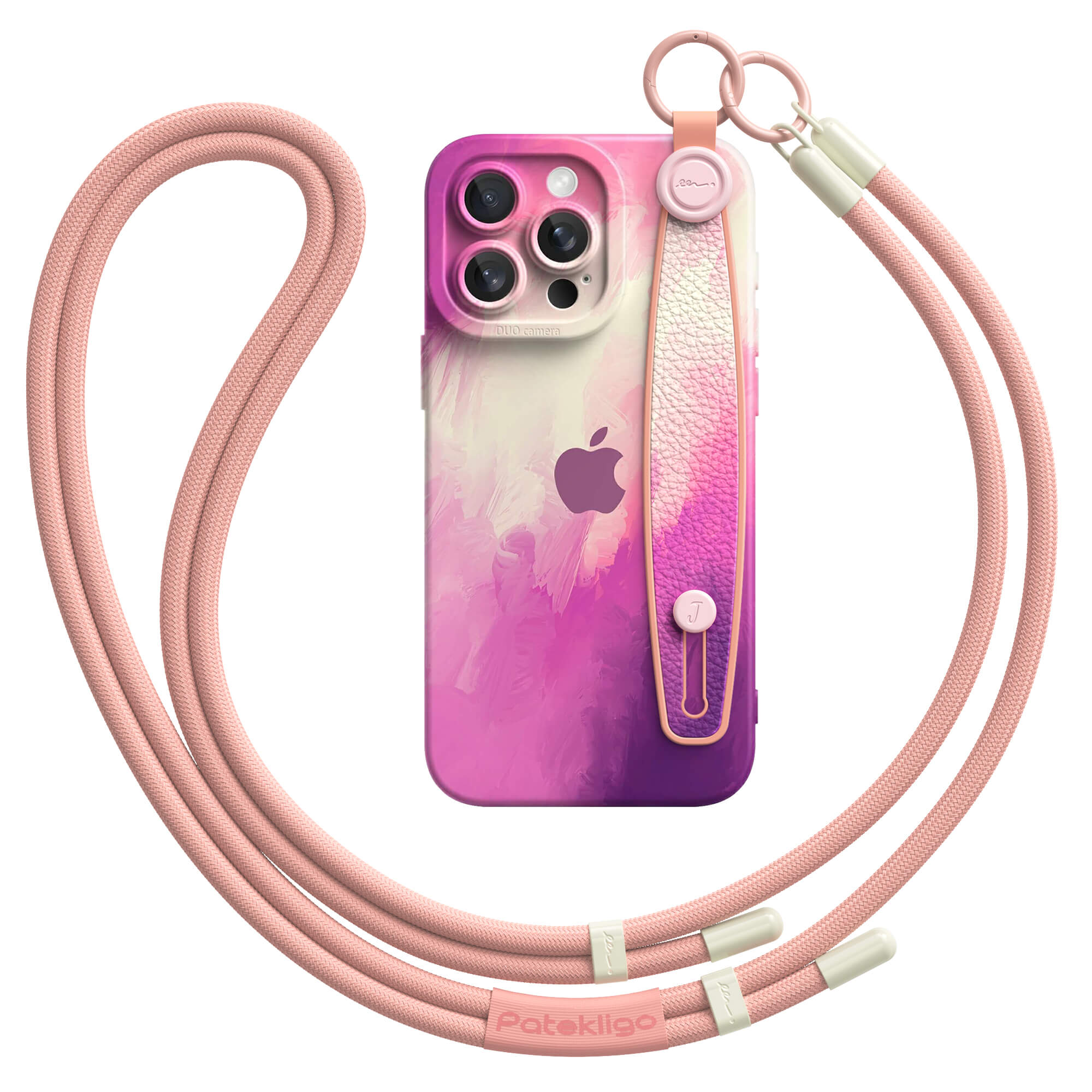 Cherry Cream | iPhone Series Multifunctional Wristband Case