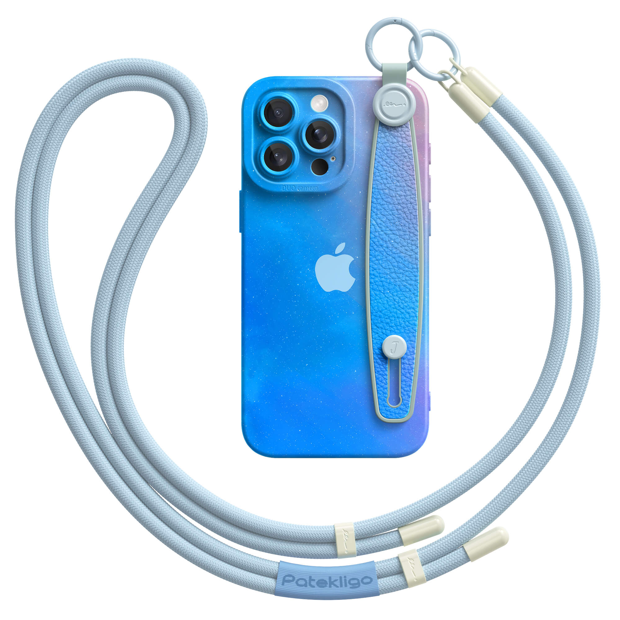 Pole Star-Blue Ocean | iPhone Series Multifunctional Wristband Case