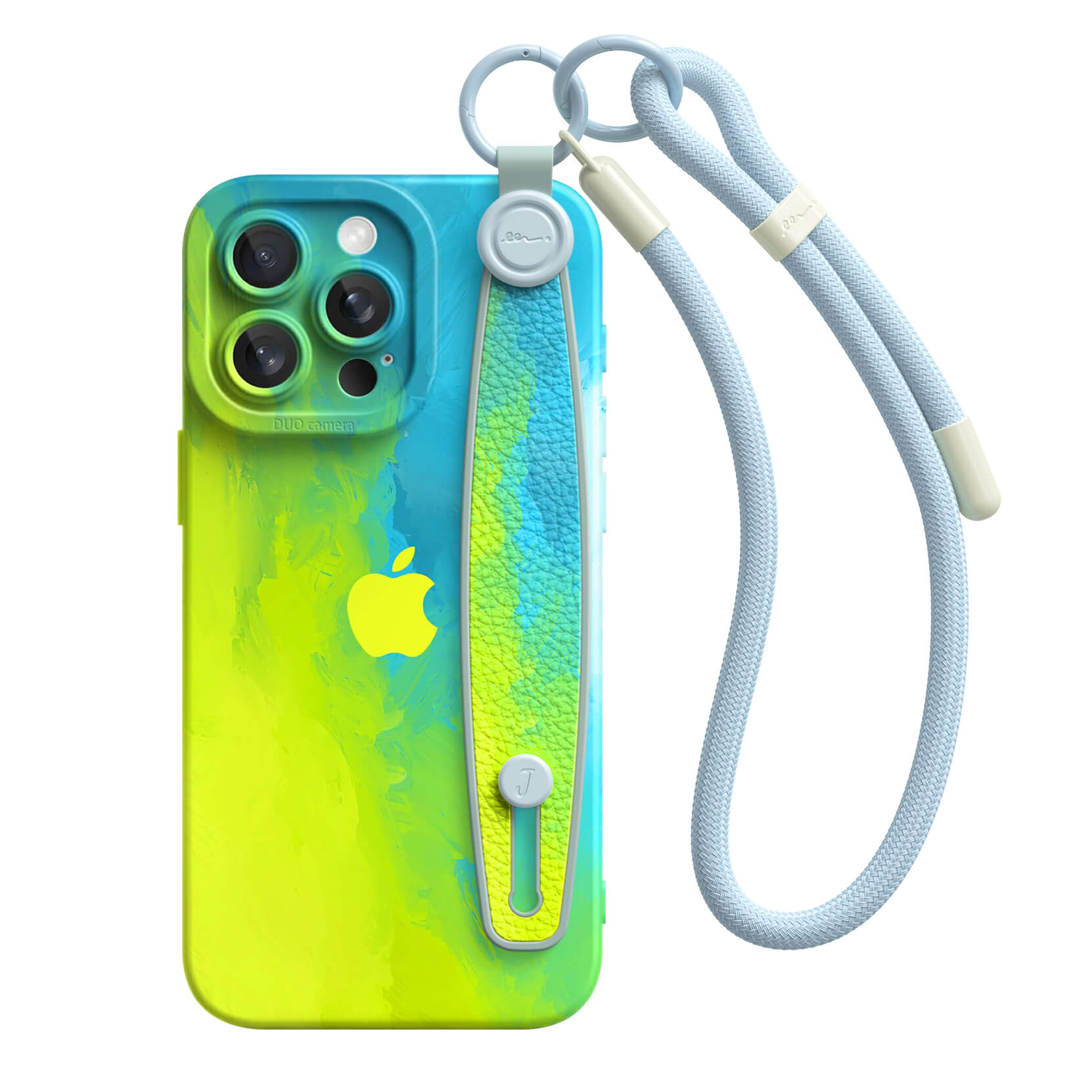 Fluorescent Beach | iPhone Series Multifunctional Wristband Case