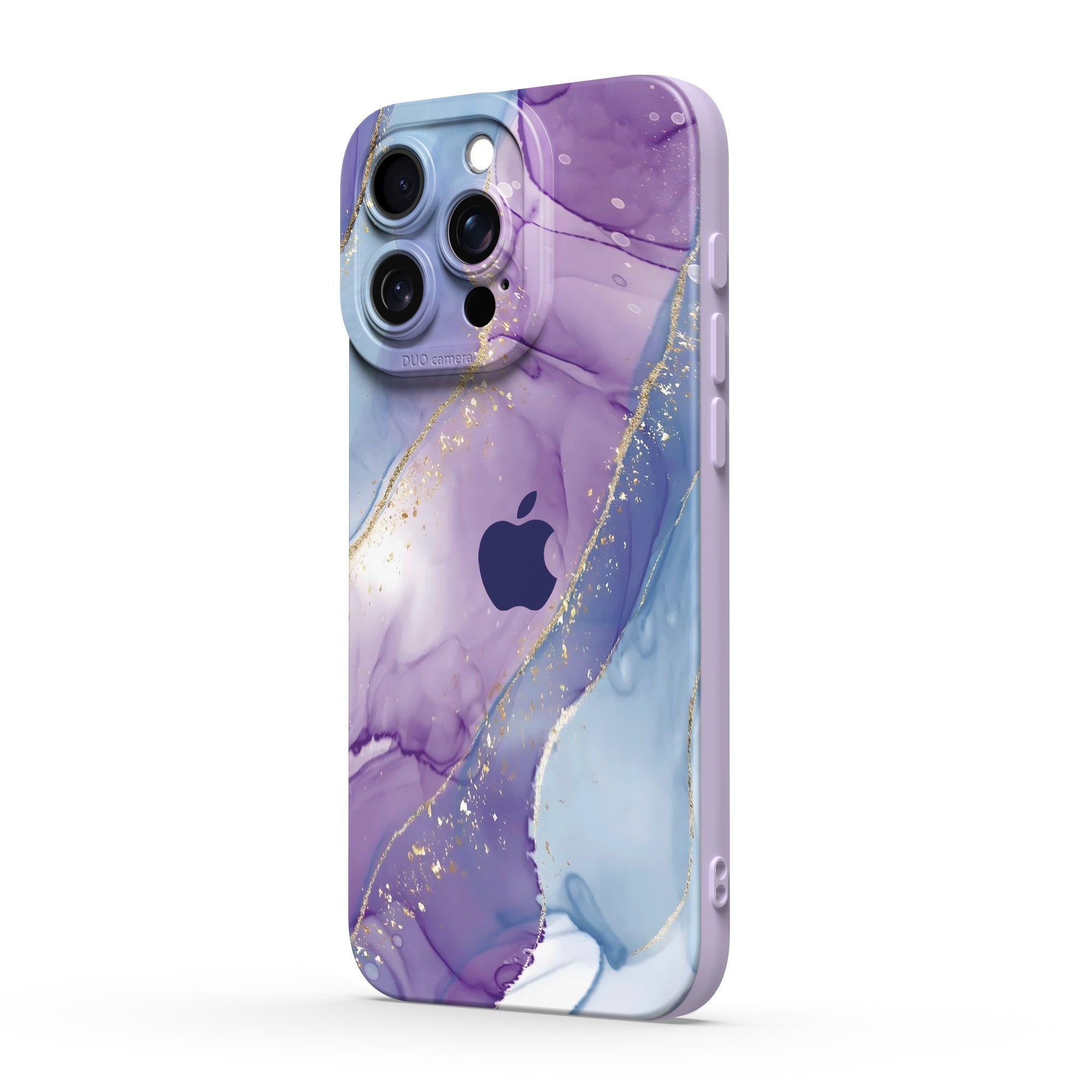 Purple Blue Gilt | IPhone Series Impact Resistant Protective Case