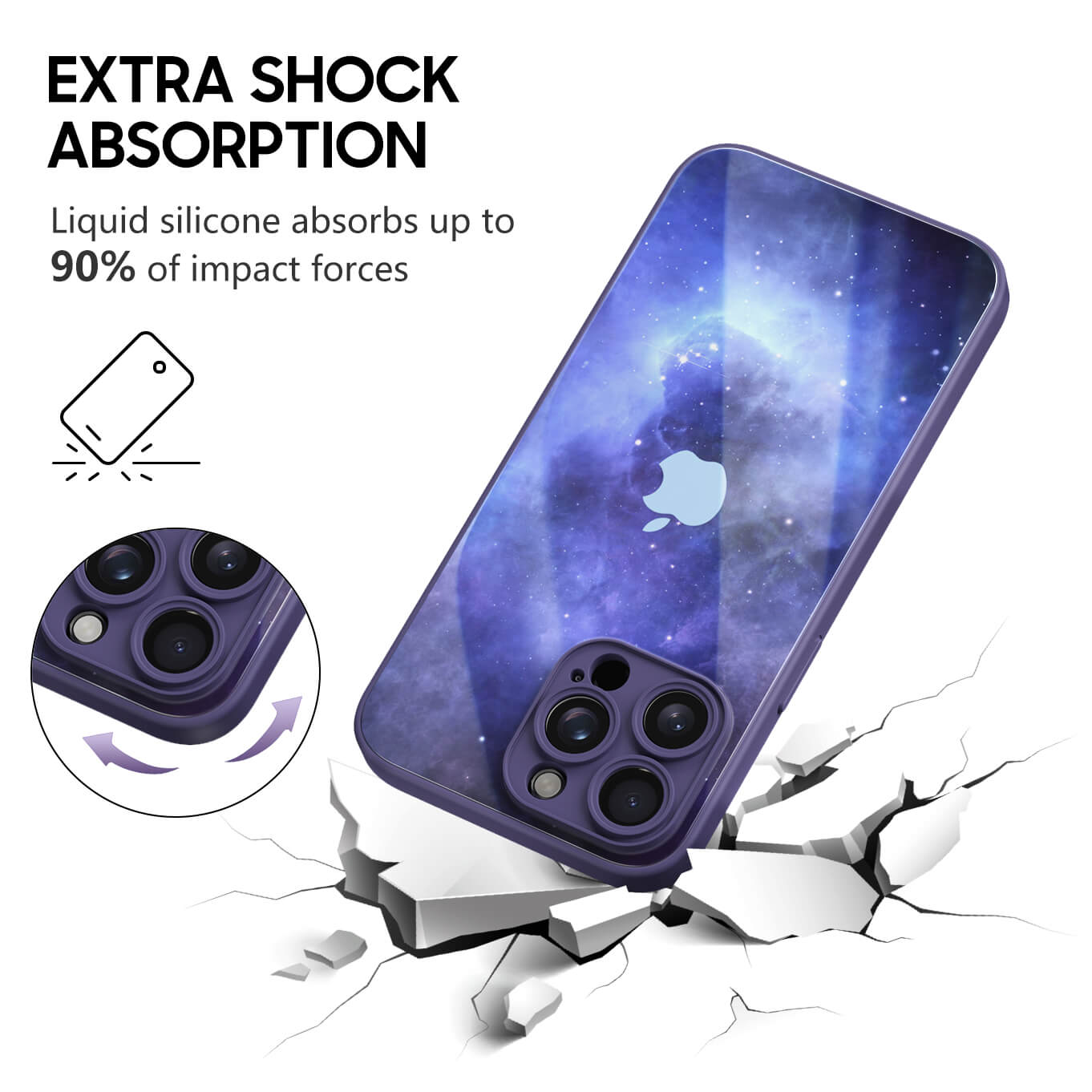 Lizard Nebula | IPhone Series Impact Resistant Protective Case