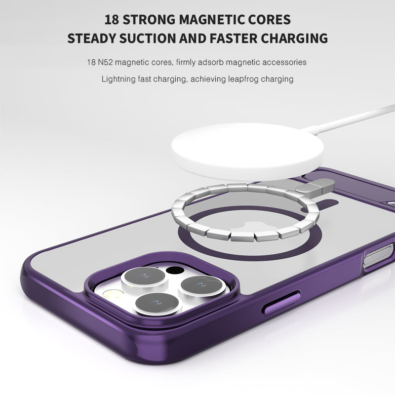 Dark Purple | iPhone Metal Bracket Case