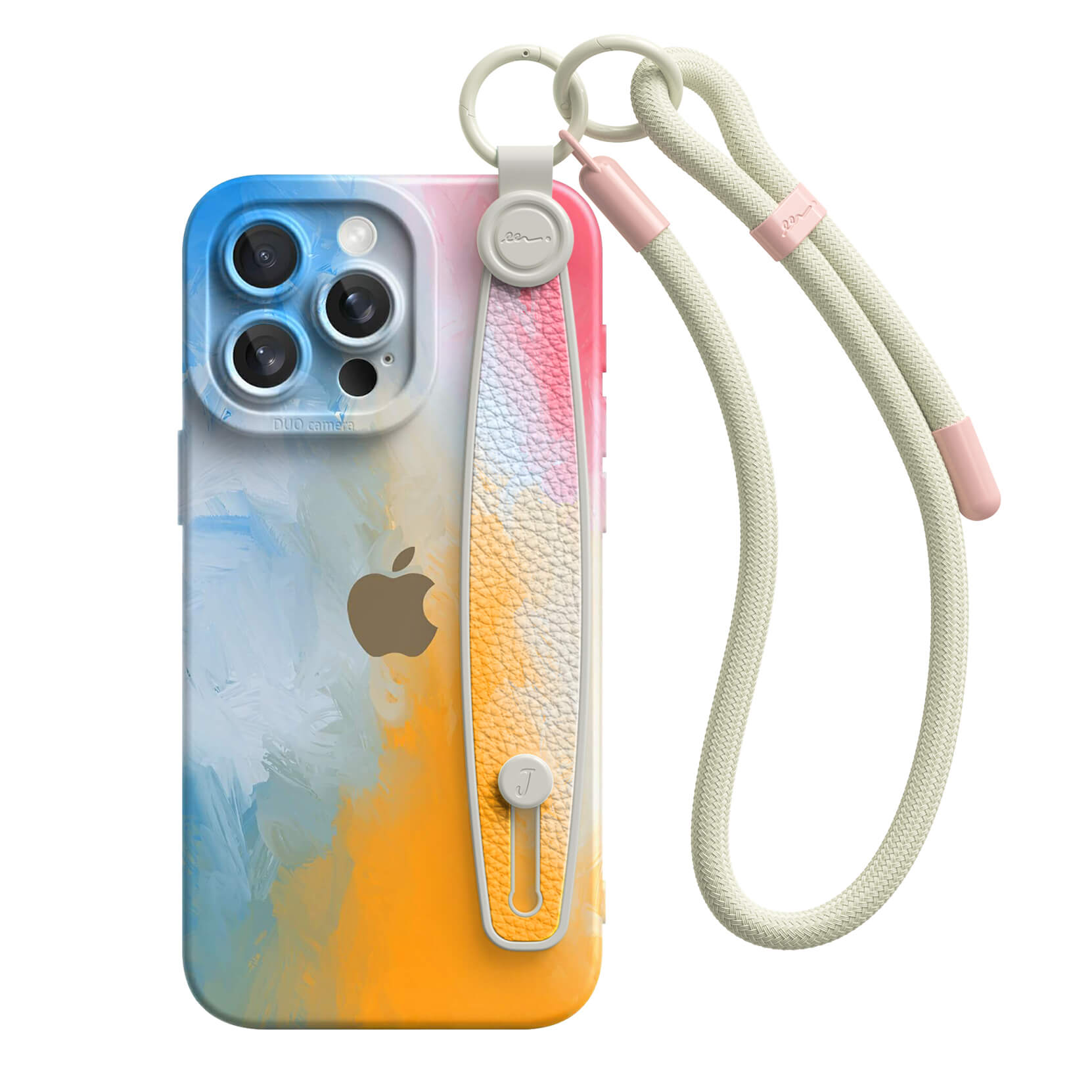 Pebble Color | iPhone Series Multifunctional Wristband Case