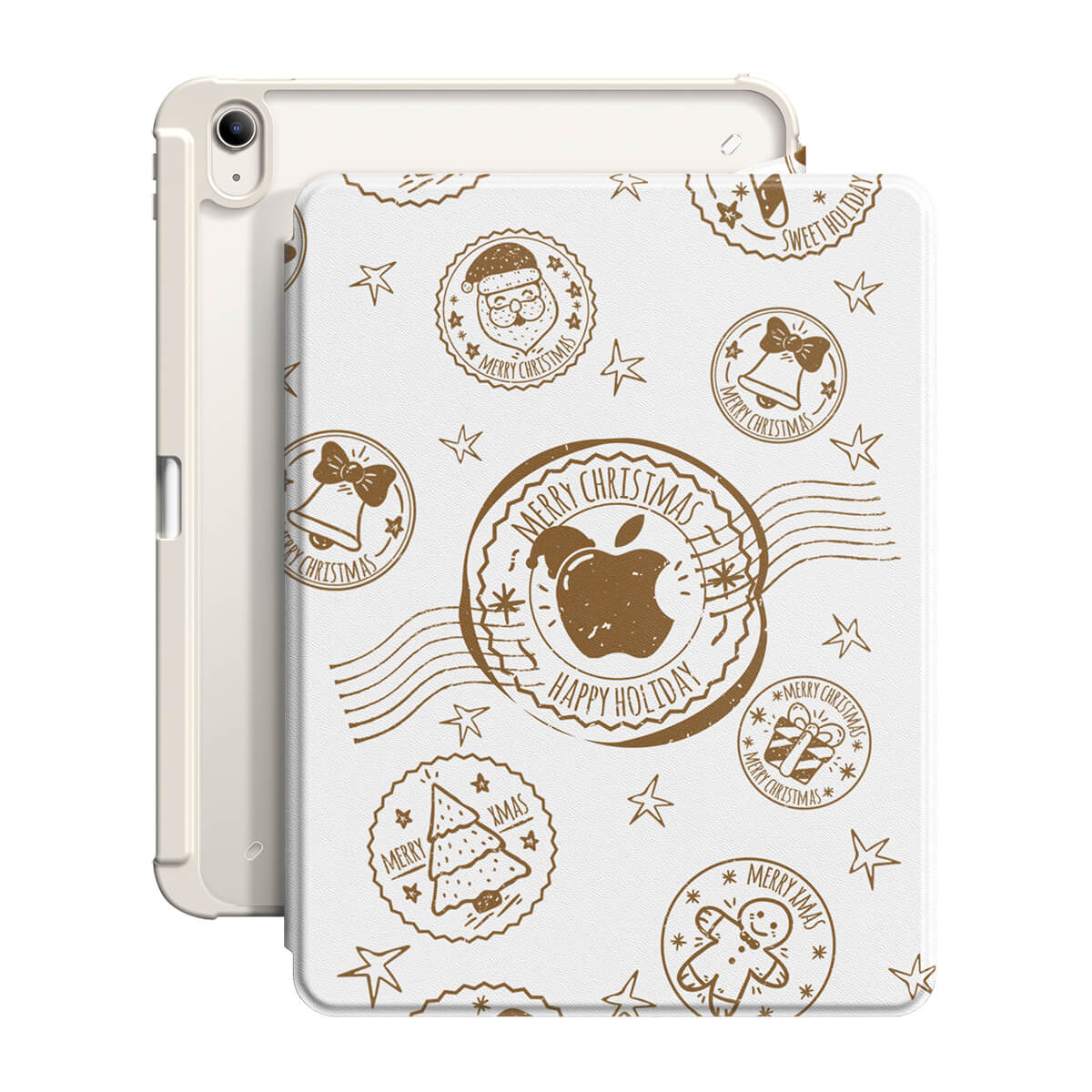 Christmas Seal | iPad Series Snap 360° Stand Impact Resistant Case