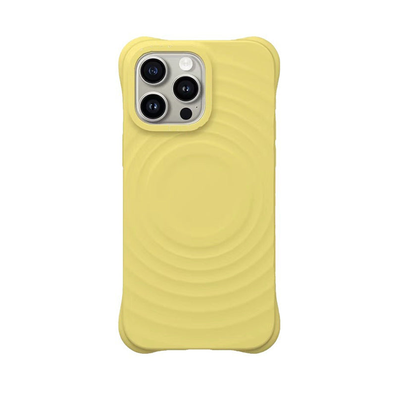 Lemon Yellow | iPhone Ripple Liquid Silicone Case