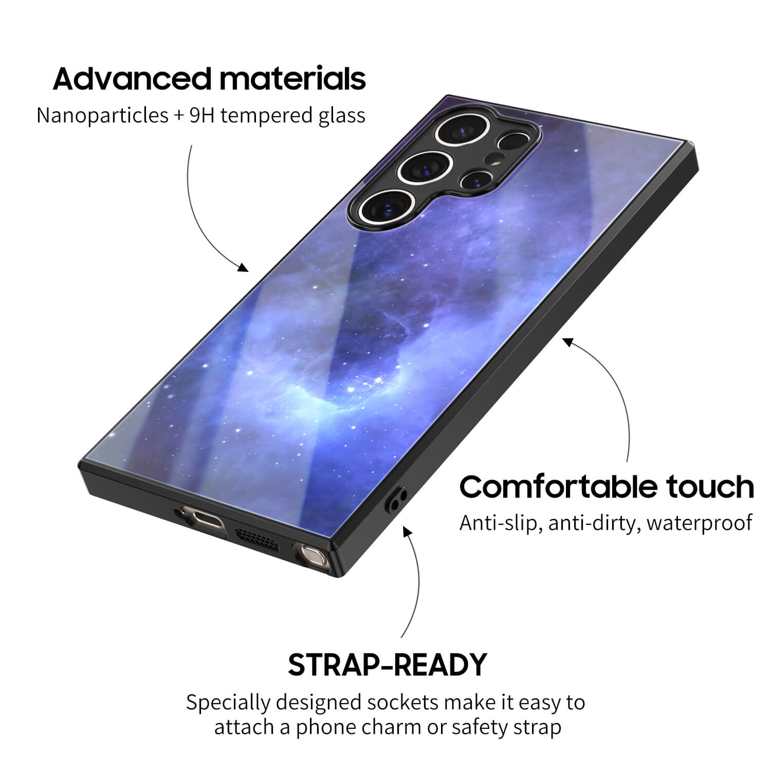 Nebula Smoke | Samsung Series Impact Resistant Protective Case