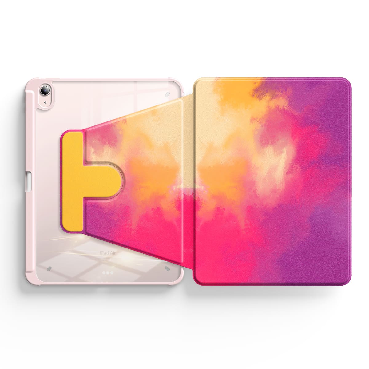 Daisy Fuchsia | iPad Series Snap 360° Stand Impact Resistant Case