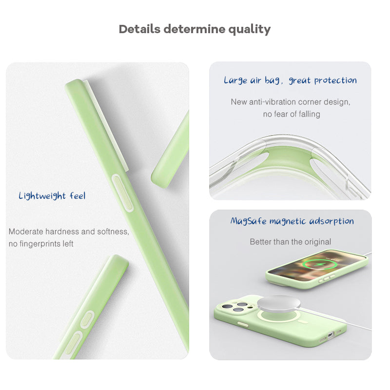 Green | iPhone Liquid Silicone MagSafe Case