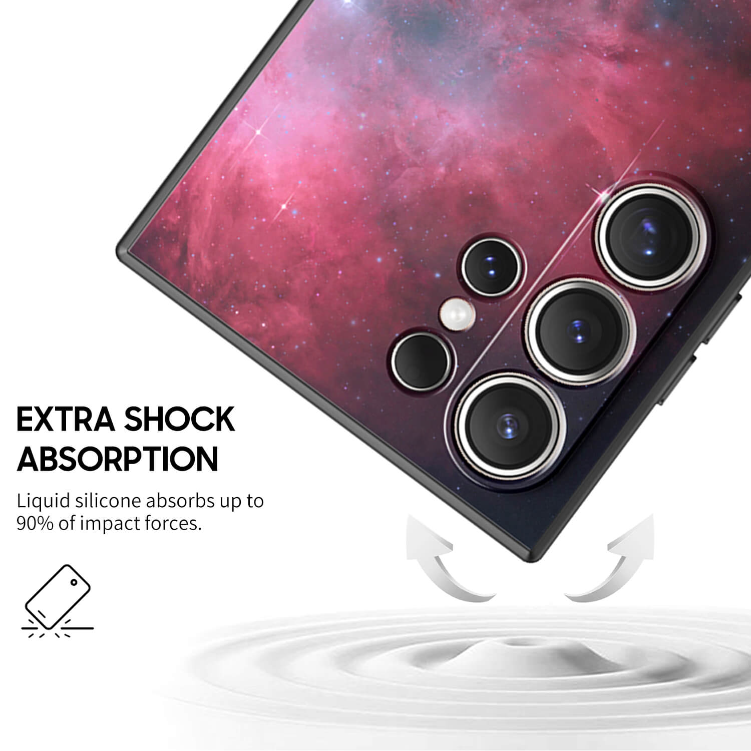 Magnetic Starburst | Samsung Series Impact Resistant Protective Case