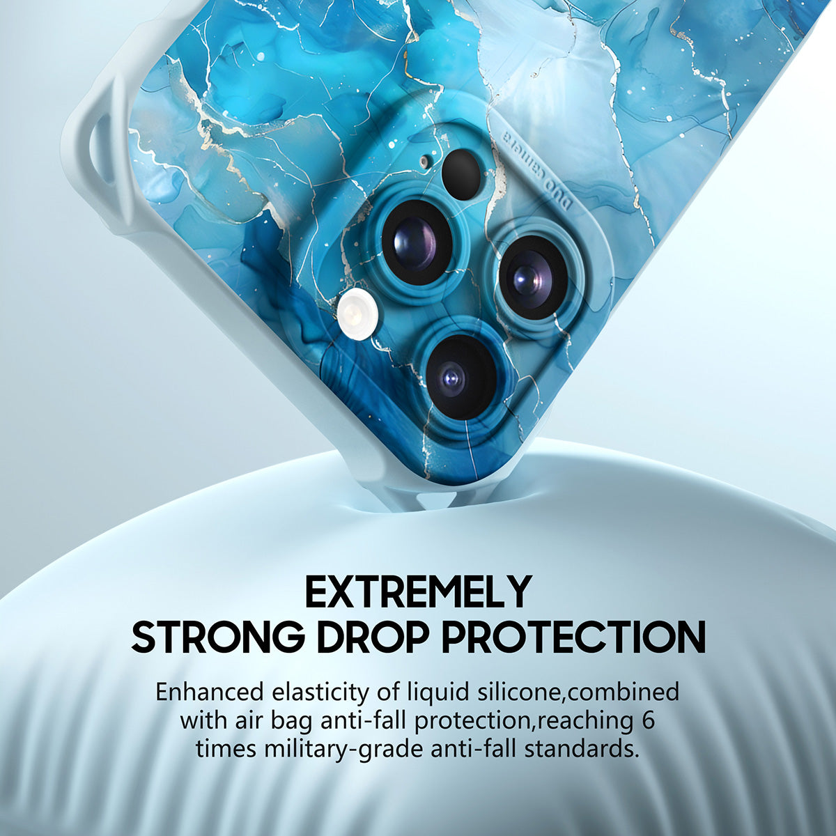 Blue Gray Jade | iPhone Series Ultra Impact Resistant Protective Case