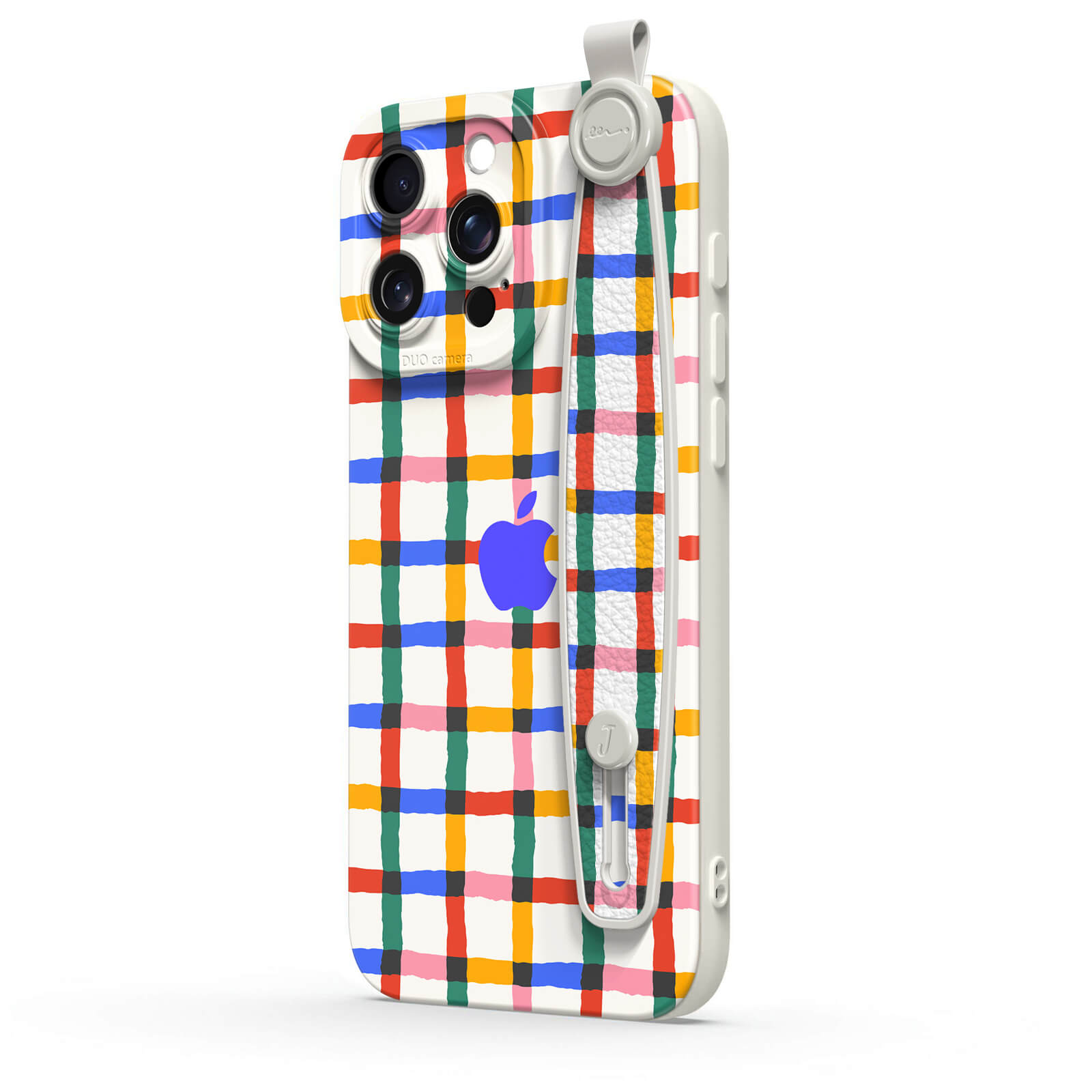 Fun Plaid | iPhone Series Multifunctional Wristband Case