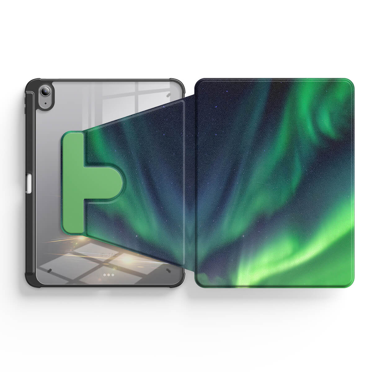 Aurora Green | iPad Series Snap 360° Stand Impact Resistant Case