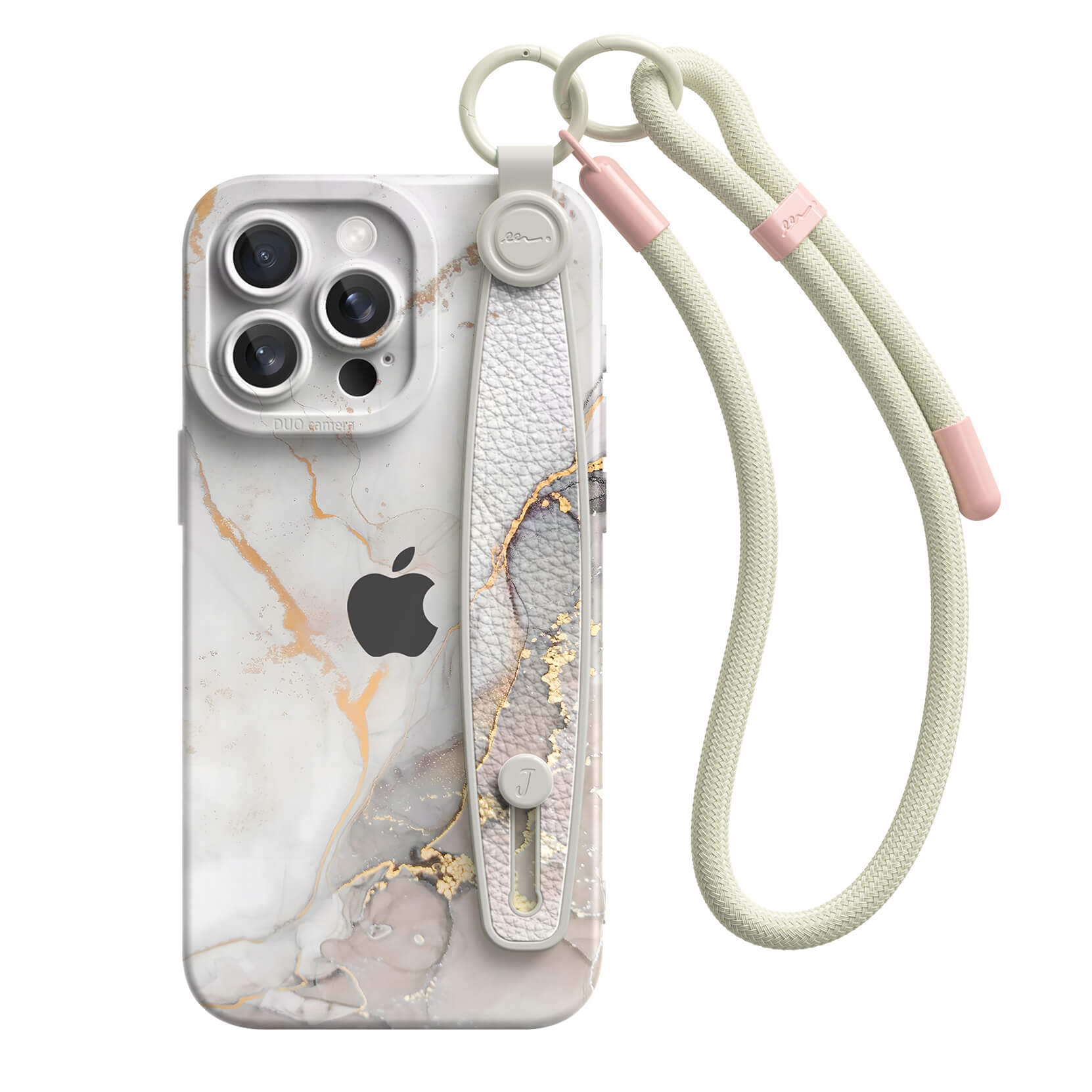 Gray Gold Sand | iPhone Series Multifunctional Wristband Case