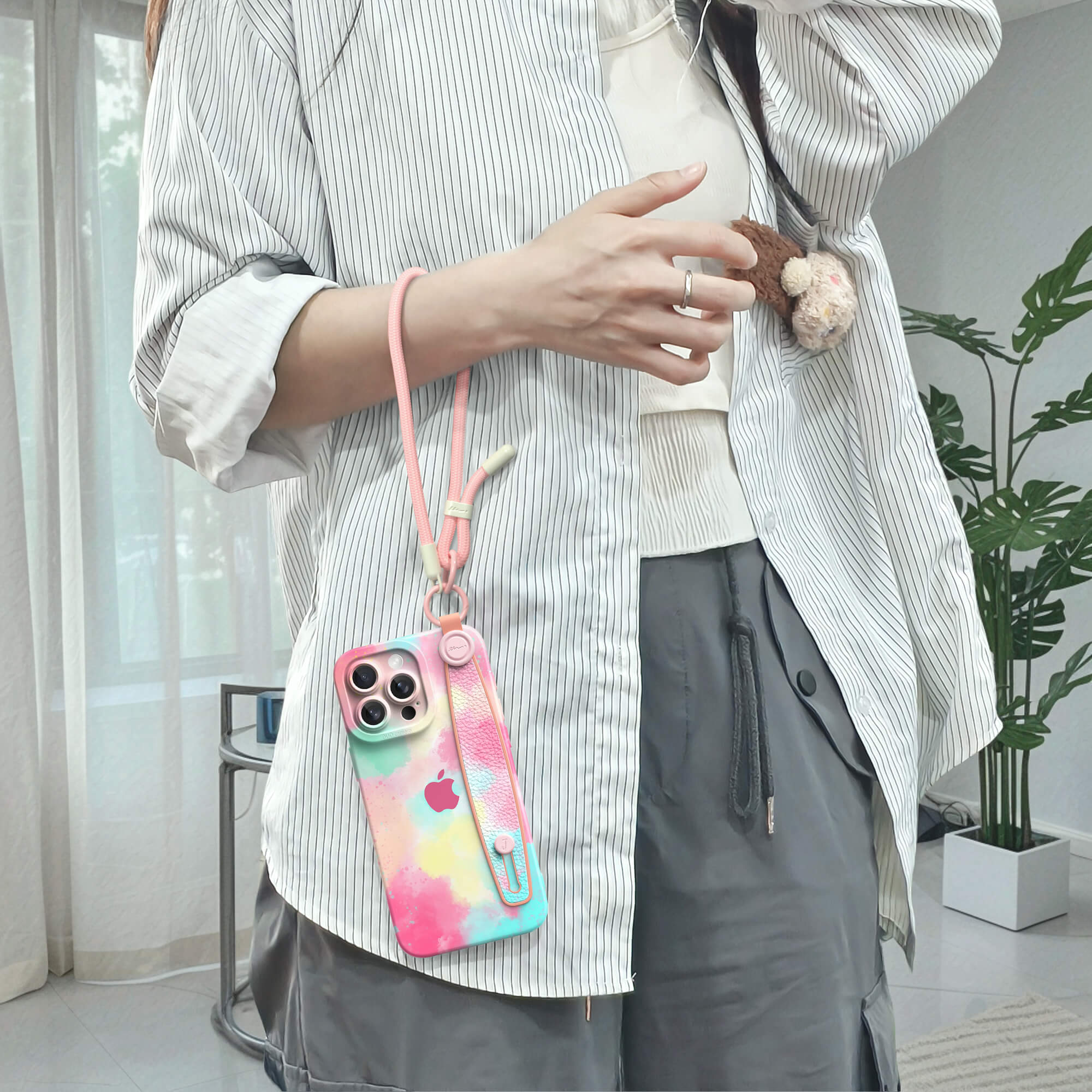 Candy Color | iPhone Series Multifunctional Wristband Case