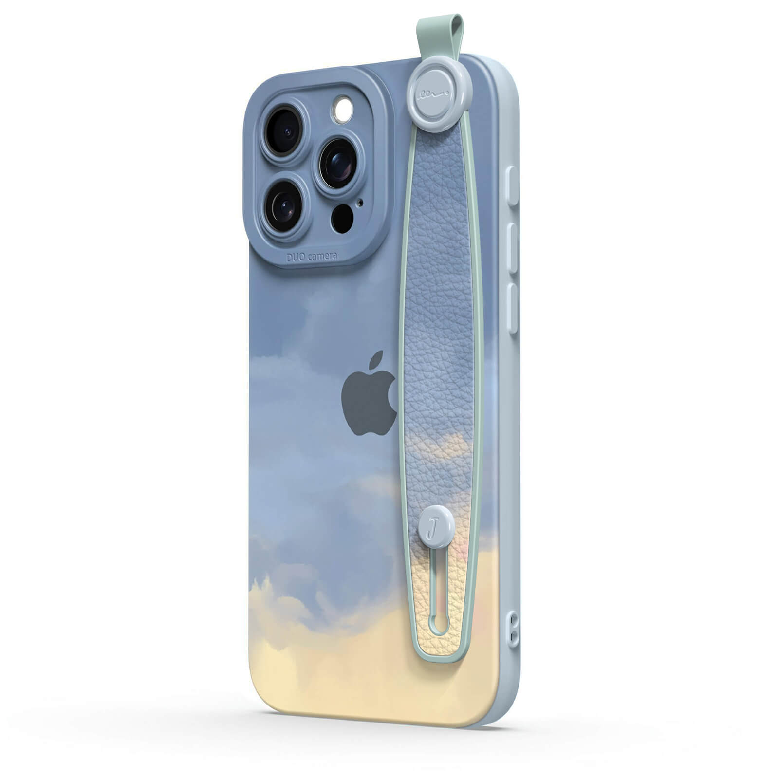 Sea Fog Blue | iPhone Series Multifunctional Wristband Case