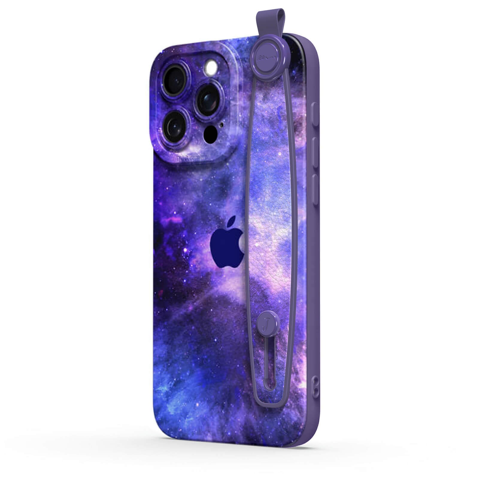 Blue-Purple Nebula | iPhone Series Multifunctional Wristband Case