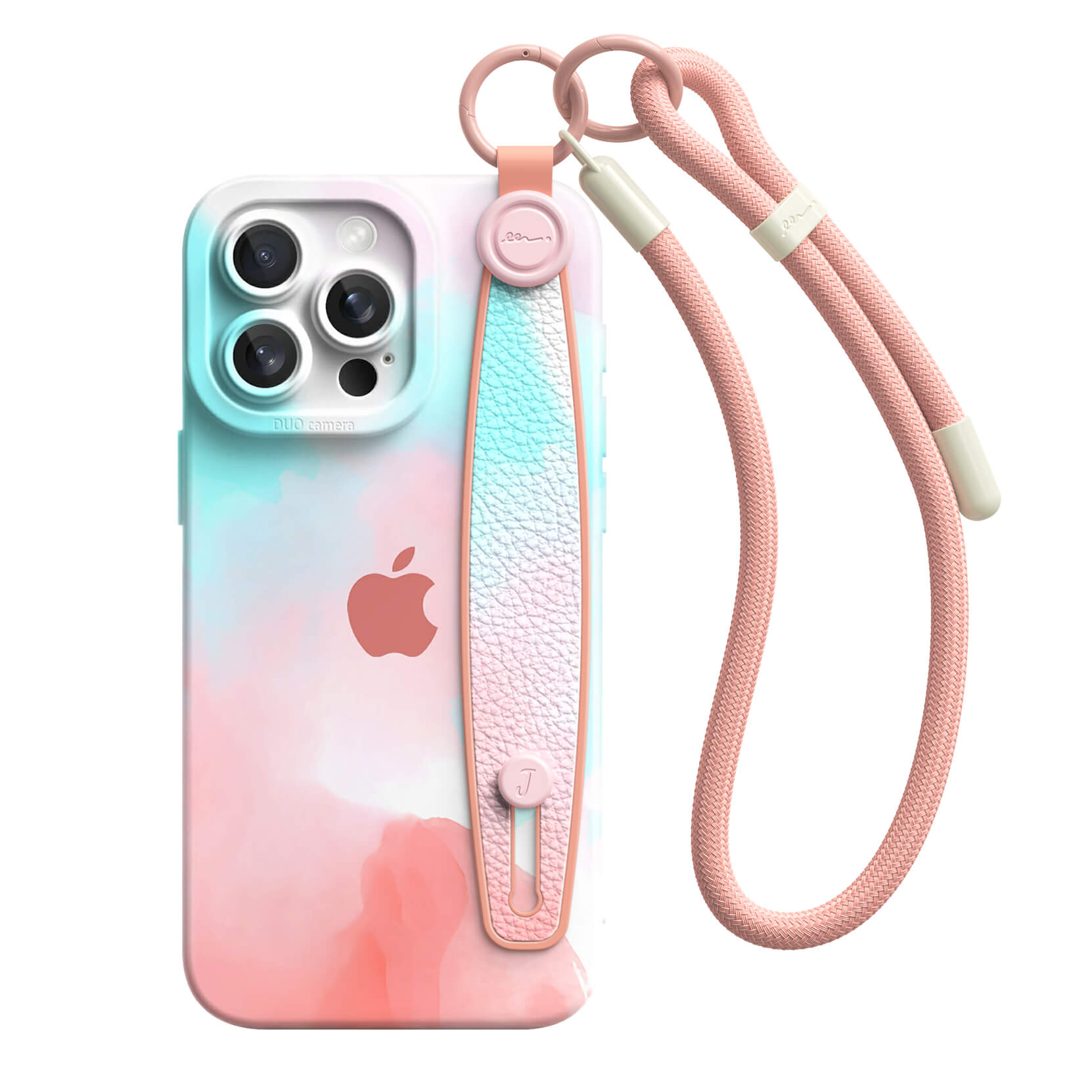 Summer Lotus Color | iPhone Series Multifunctional Wristband Case