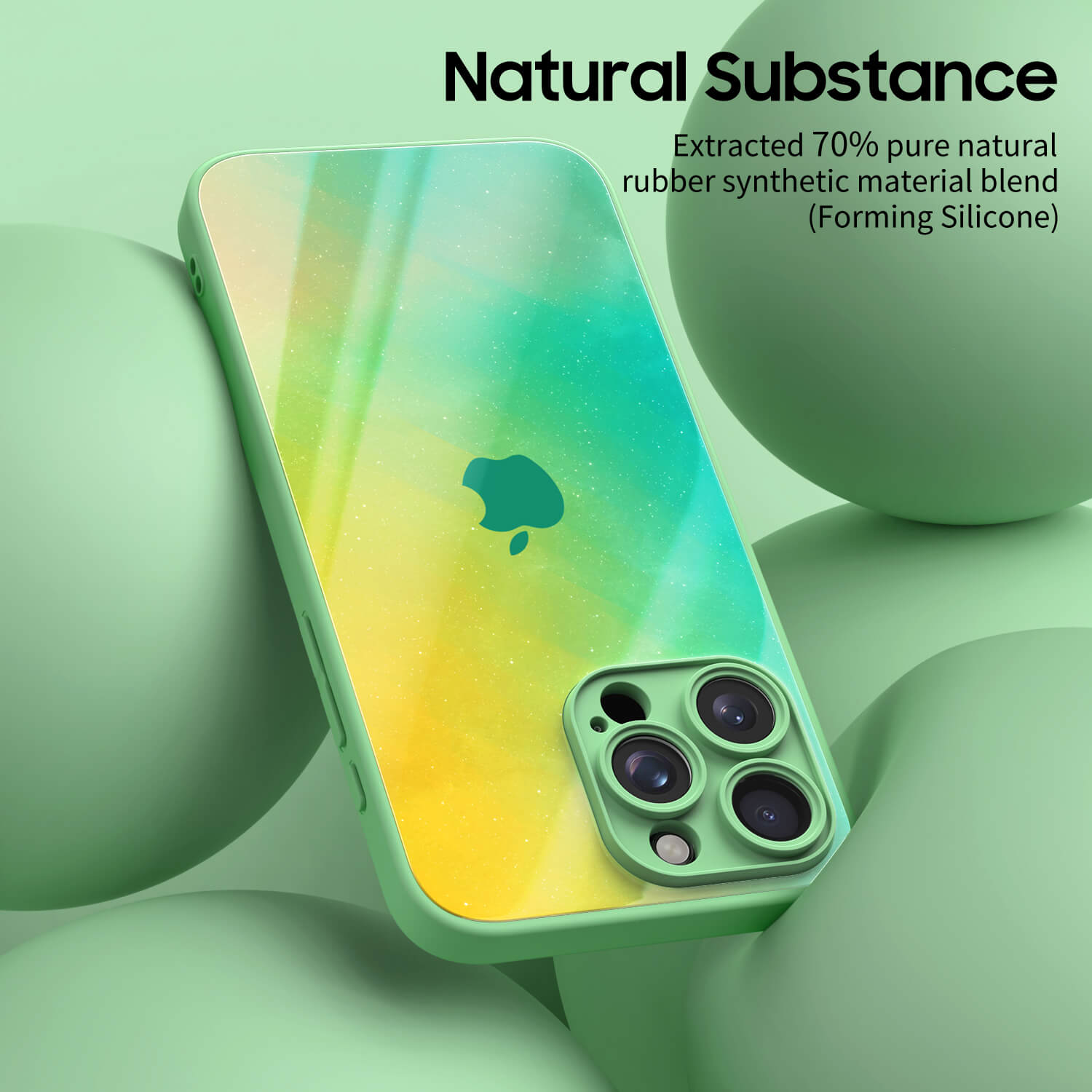 Polar-Green to Yellow | IPhone Series Impact Resistant Protective Case