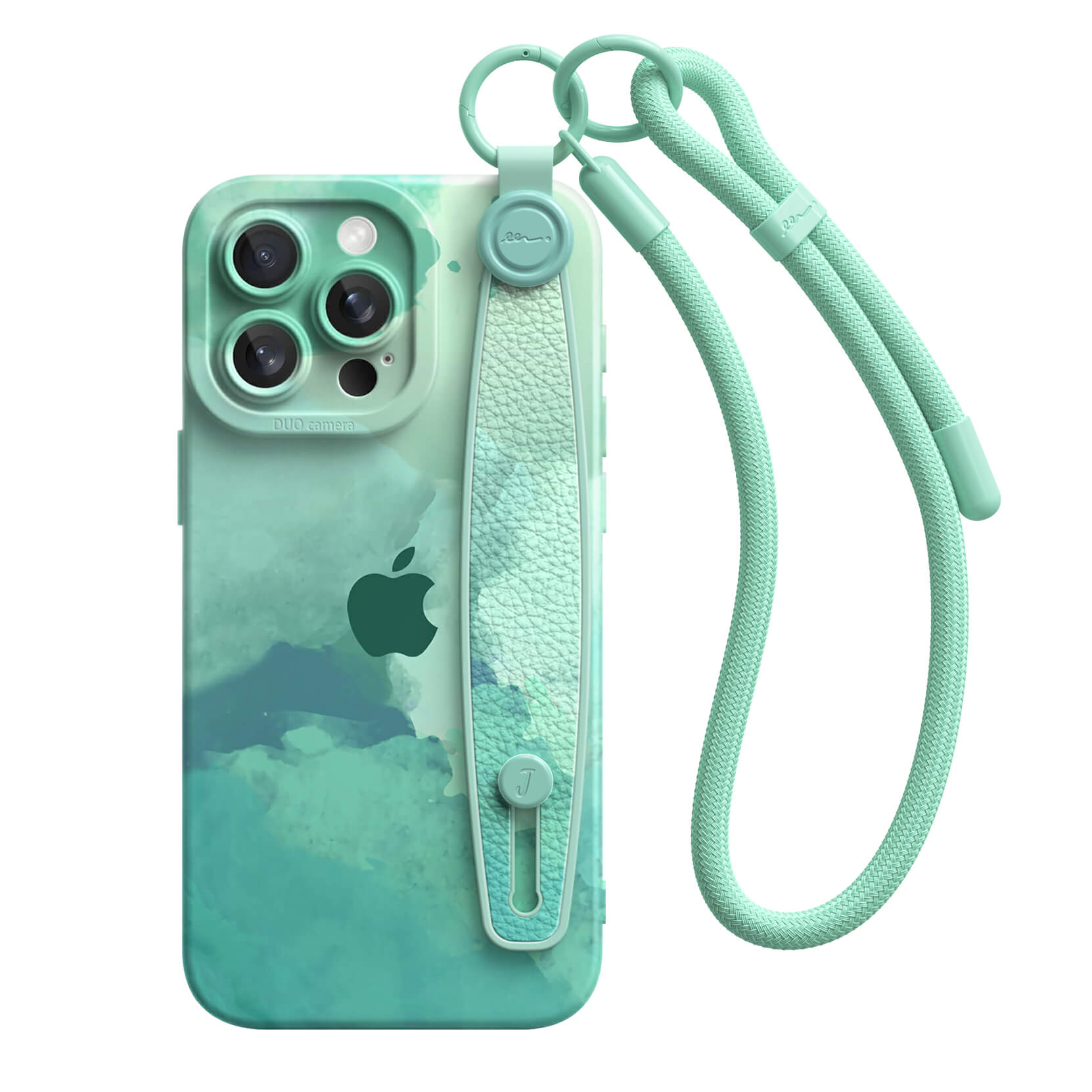 Lotus Leaf Green | iPhone Series Multifunctional Wristband Case