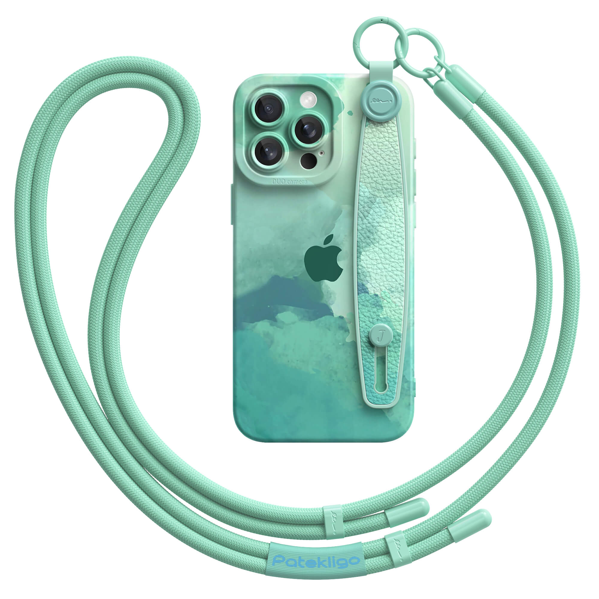 Lotus Leaf Green | iPhone Series Multifunctional Wristband Case