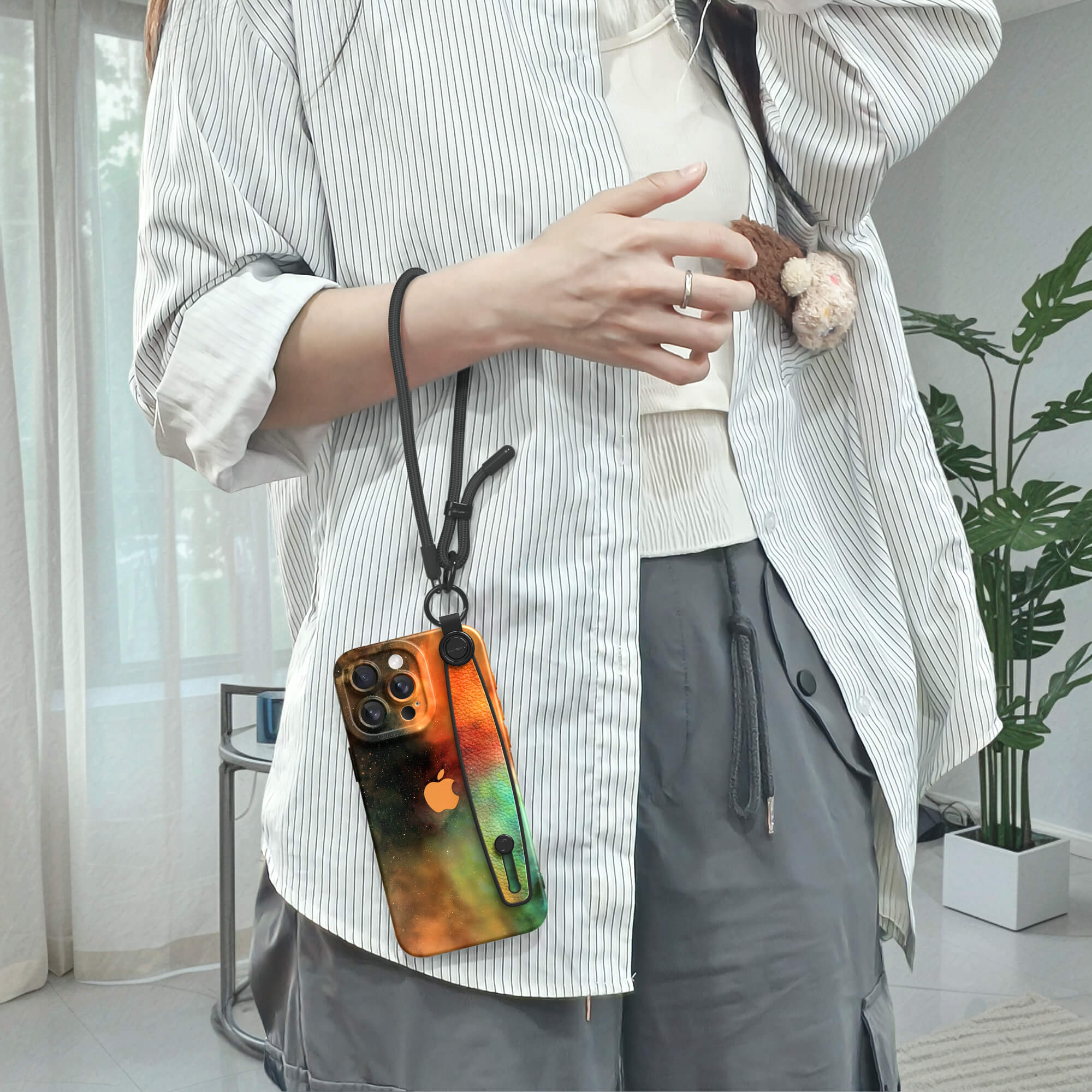 Molten Nebula | iPhone Series Multifunctional Wristband Case