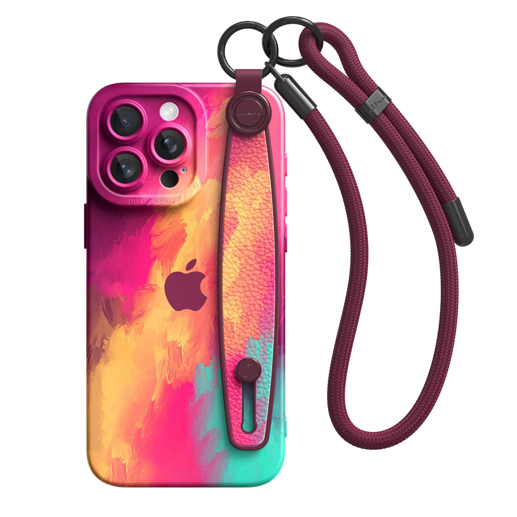 Flamingo | iPhone Series Multifunctional Wristband Case