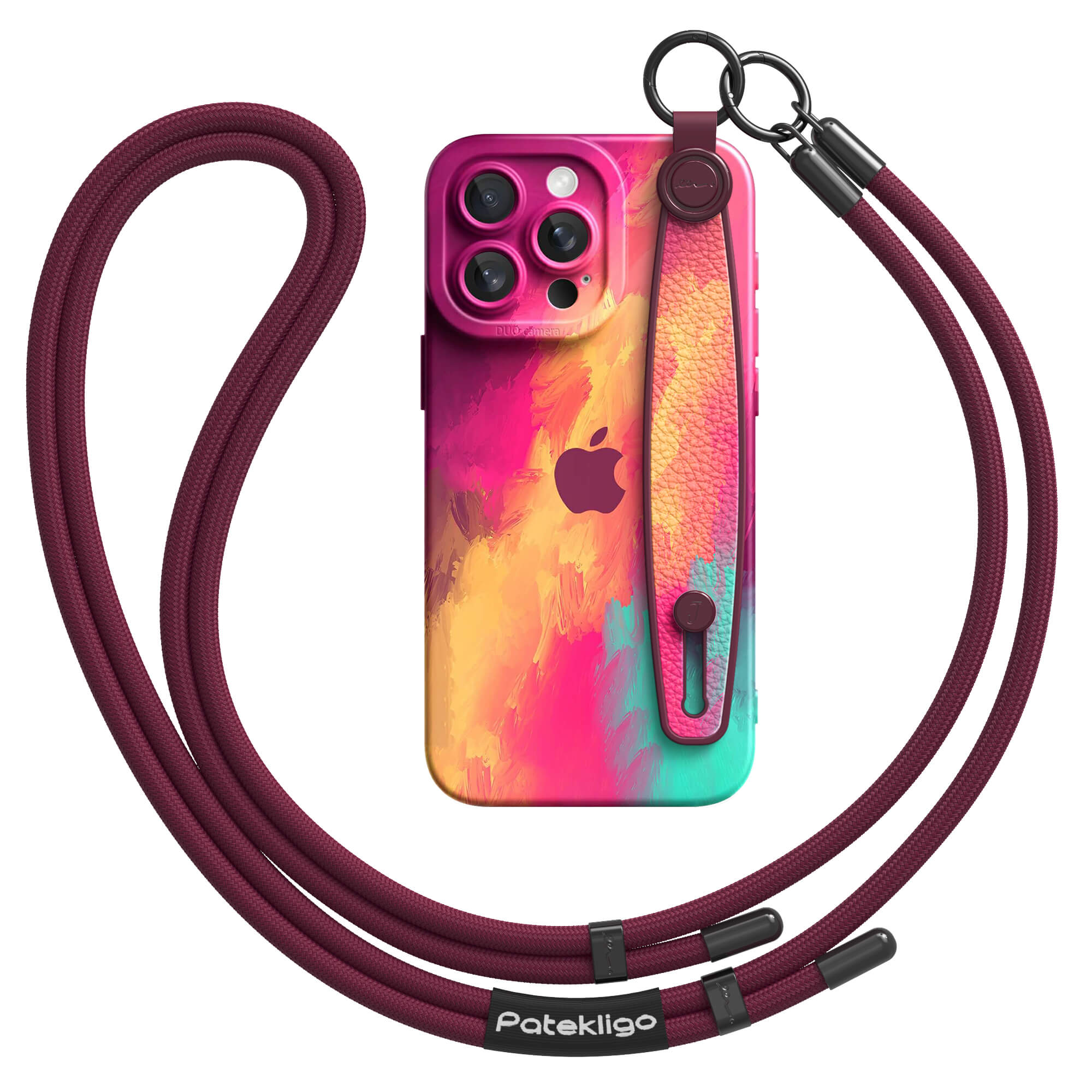 Flamingo | iPhone Series Multifunctional Wristband Case