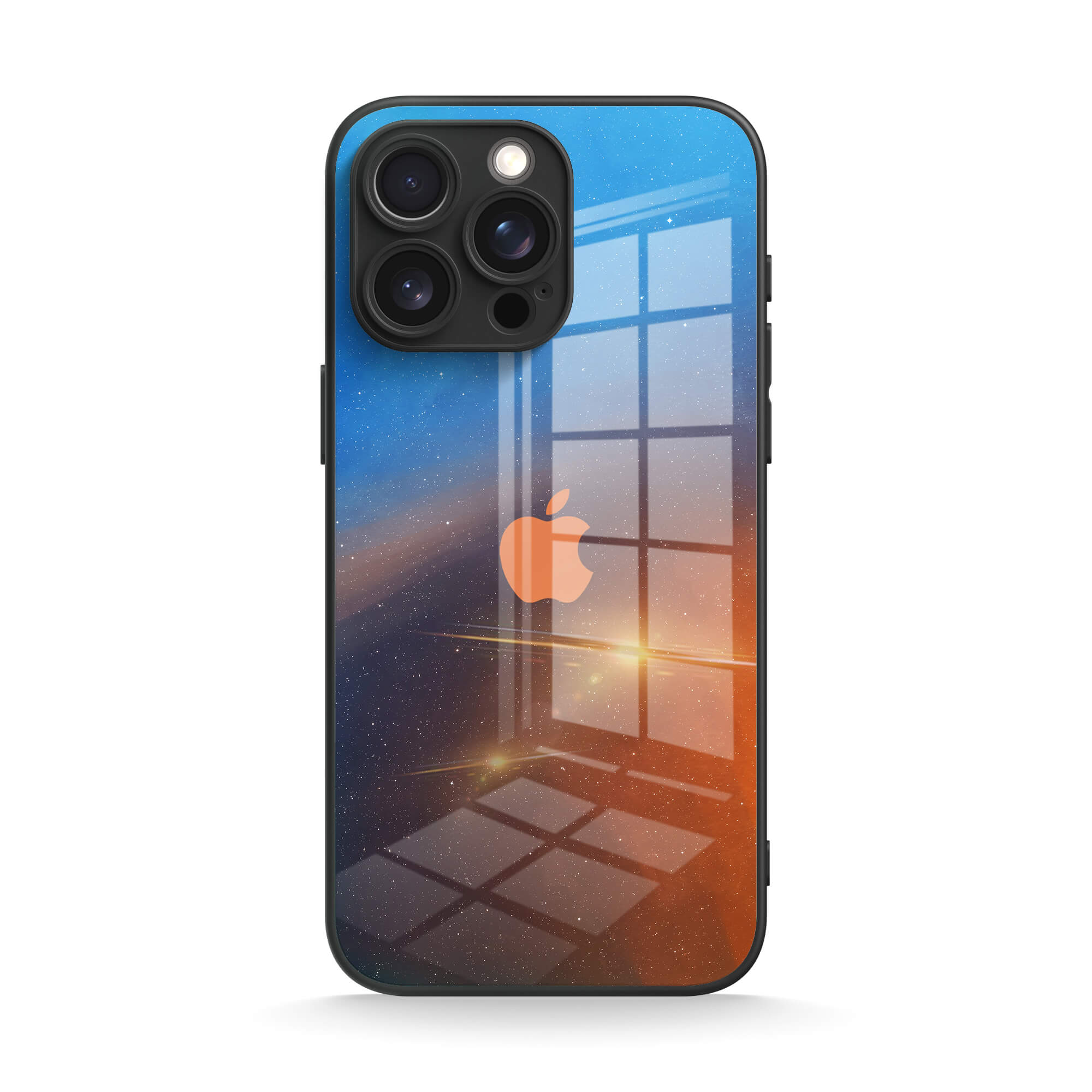 Polar-Blue to Orange | IPhone Series Impact Resistant Protective Case