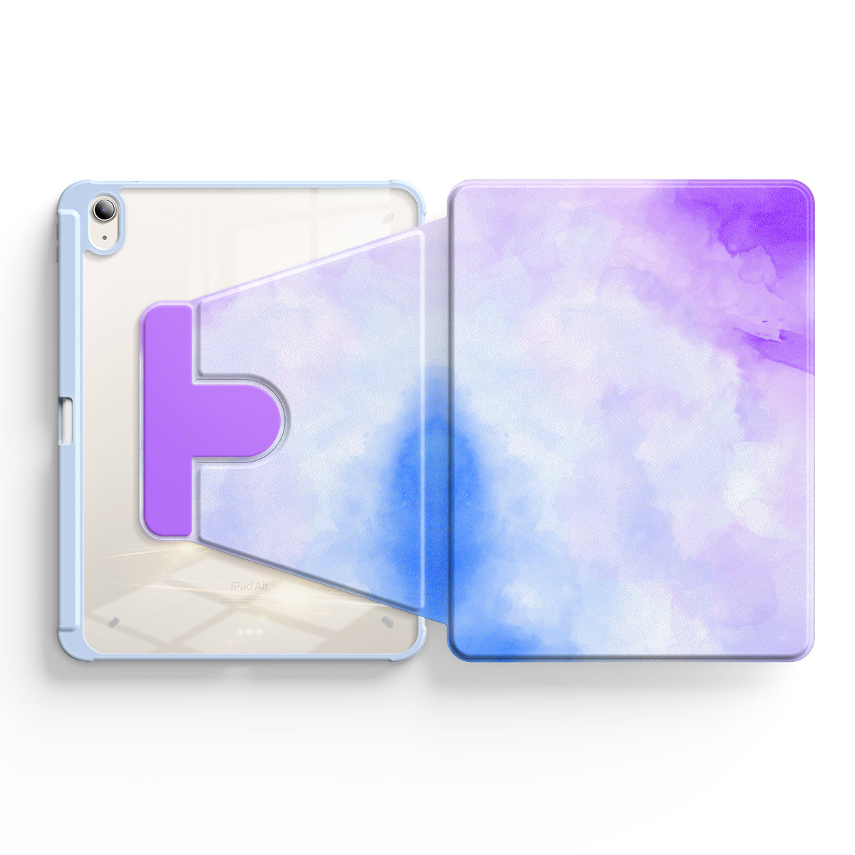 Purple Blue | iPad Series Snap 360° Stand Impact Resistant Case