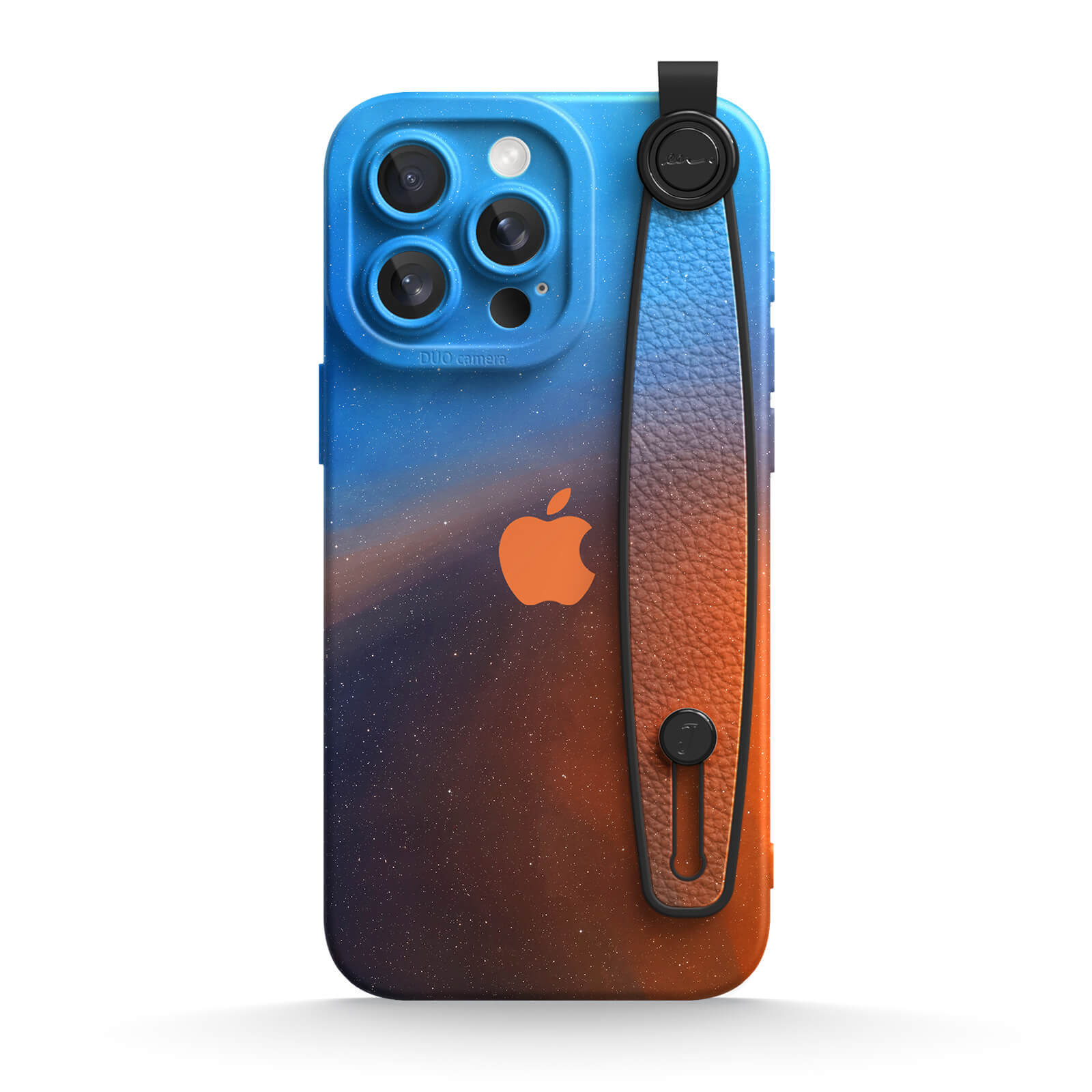 Polar-Blue to Orange | iPhone Series Multifunctional Wristband Case