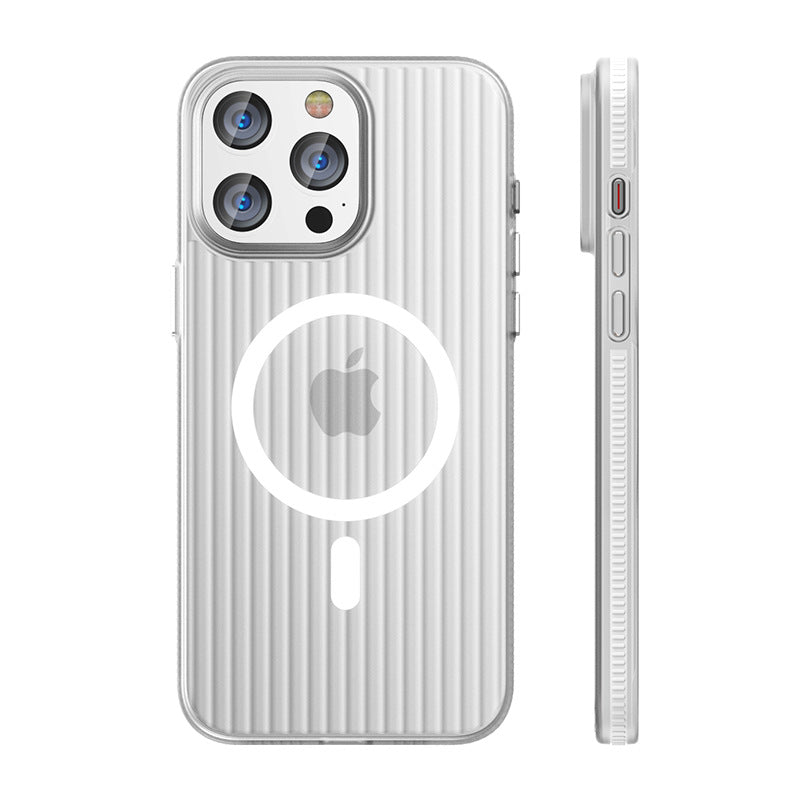 White | iPhone Corrugated Magsafe Case