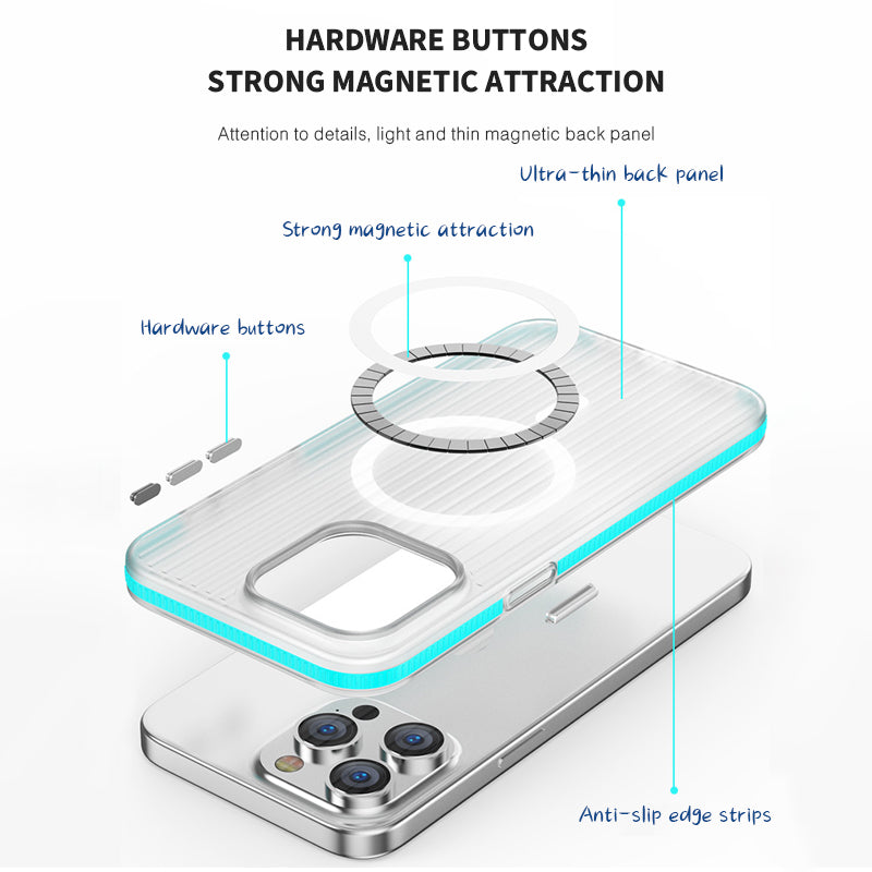 White | iPhone Corrugated Magsafe Case