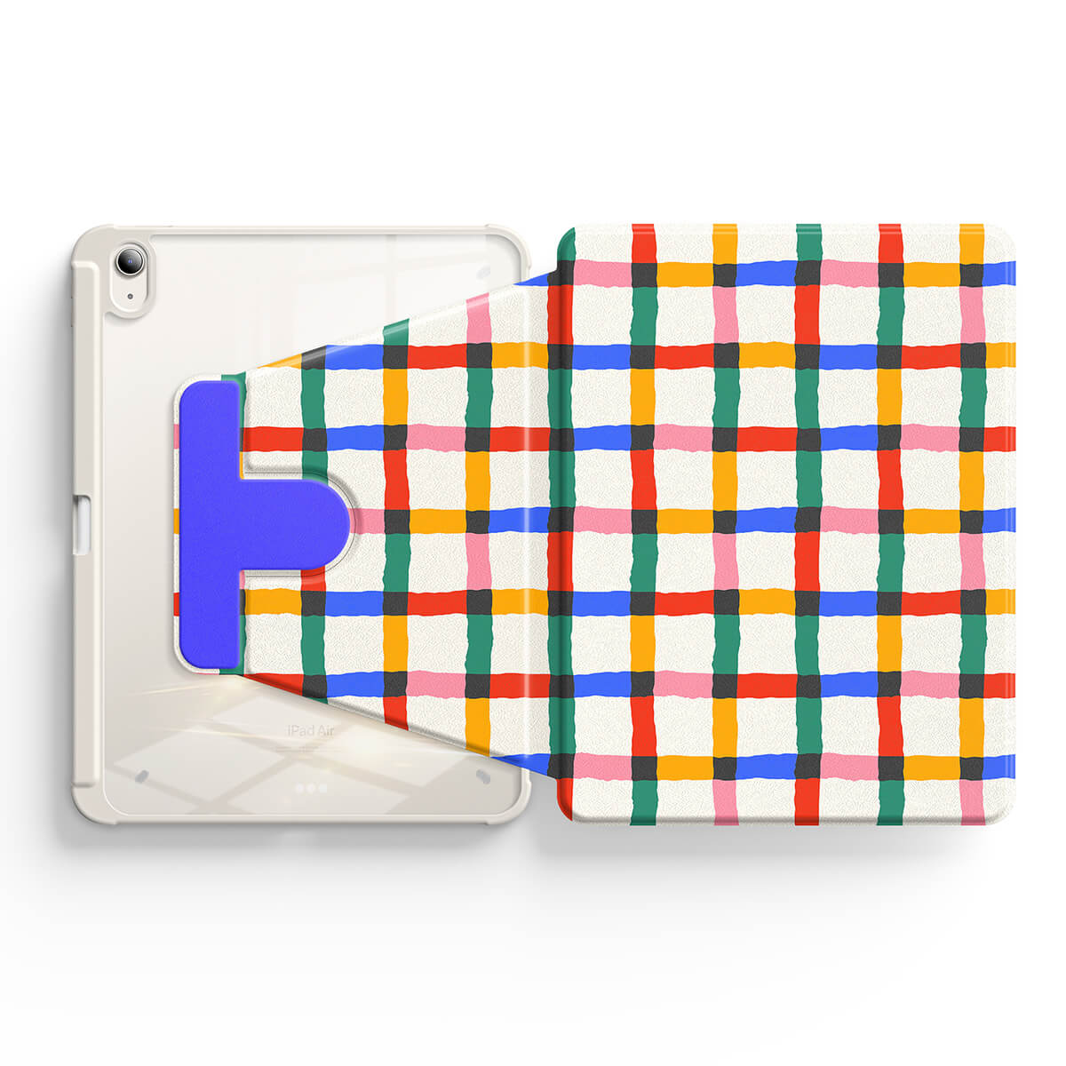 Fun Plaid | iPad Series Snap 360° Stand Impact Resistant Case