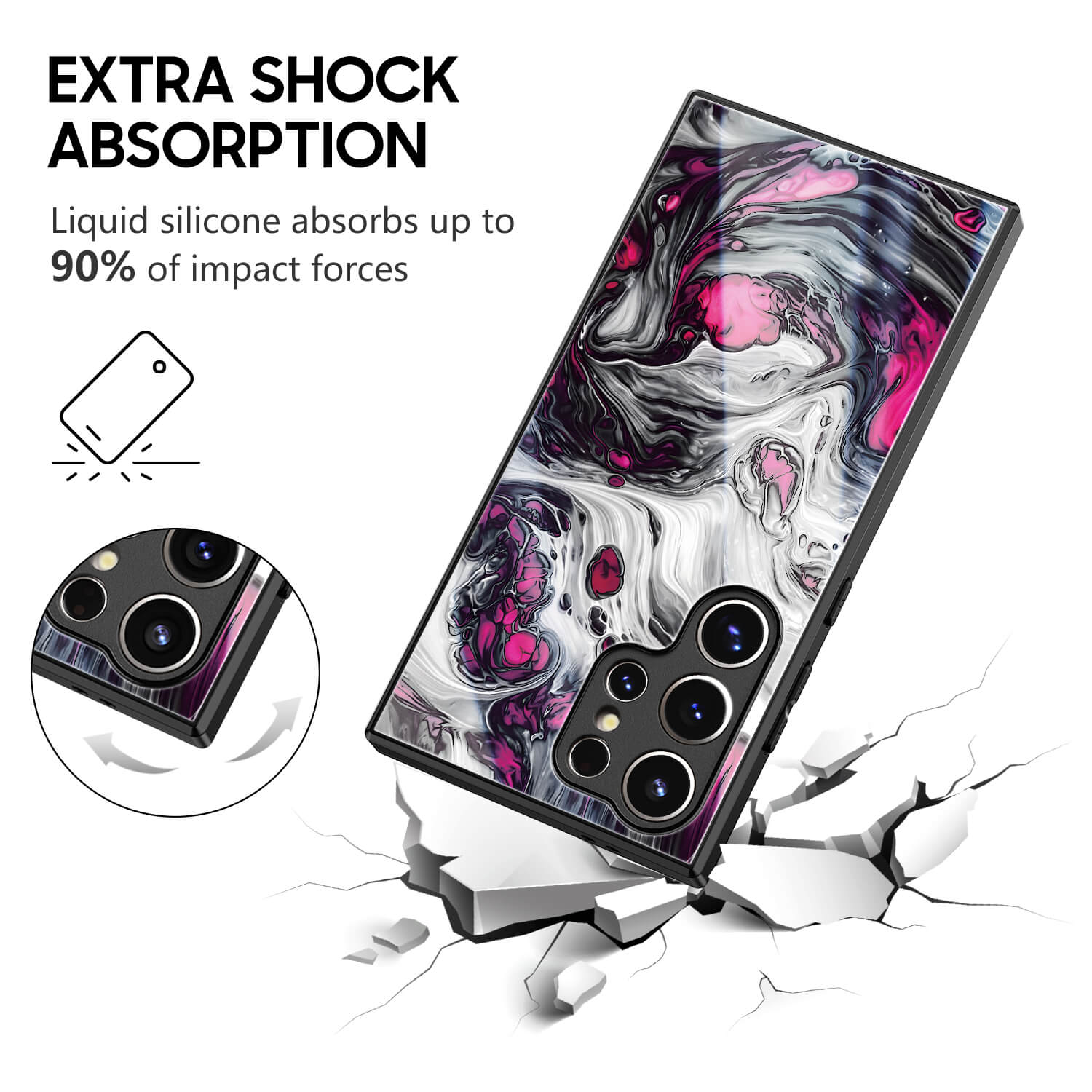 Meteorite Fall | Samsung Series Impact Resistant Protective Case