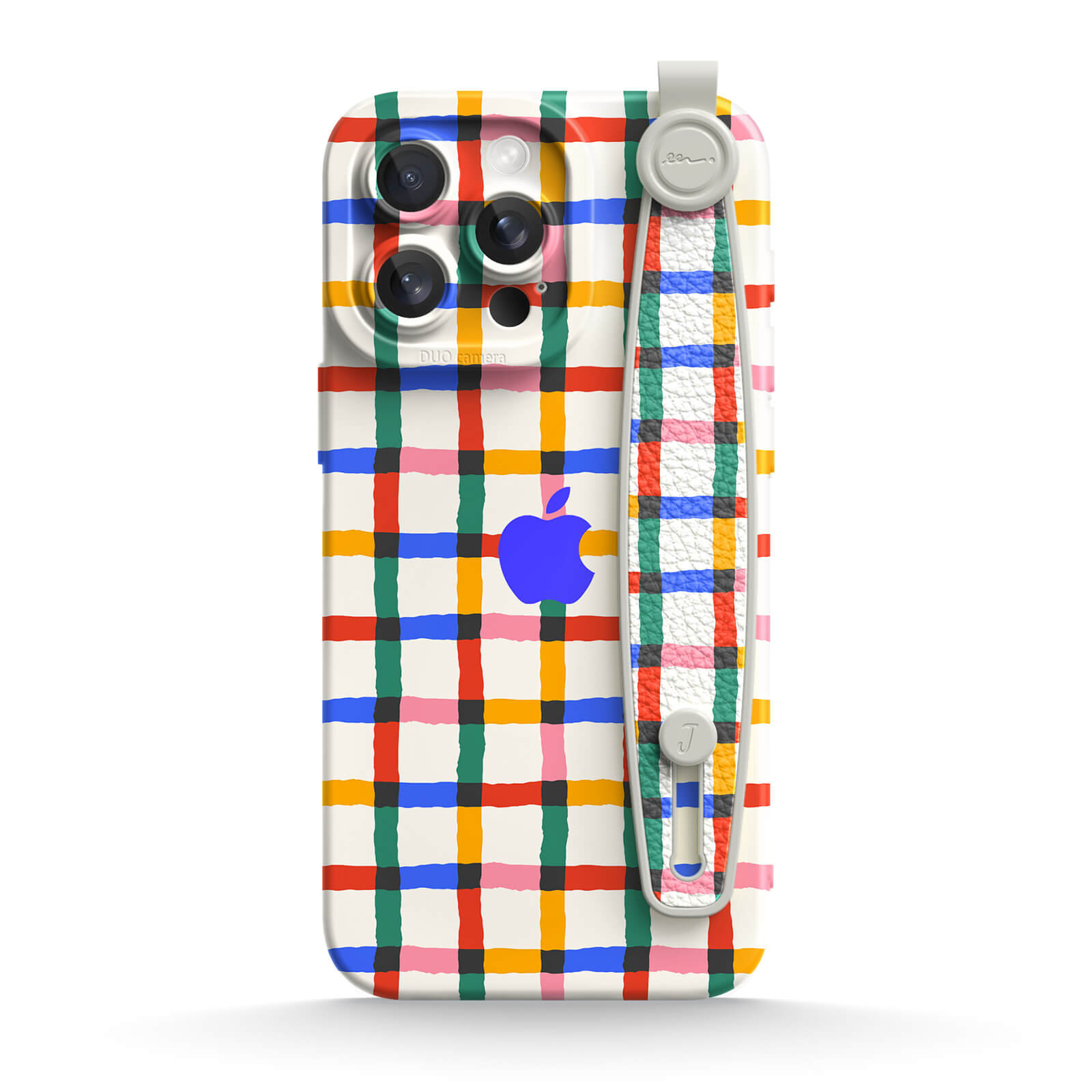 Fun Plaid | iPhone Series Multifunctional Wristband Case