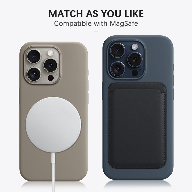 iPhone Series | Flexible Silicone Case ( MagSafe Compatible )