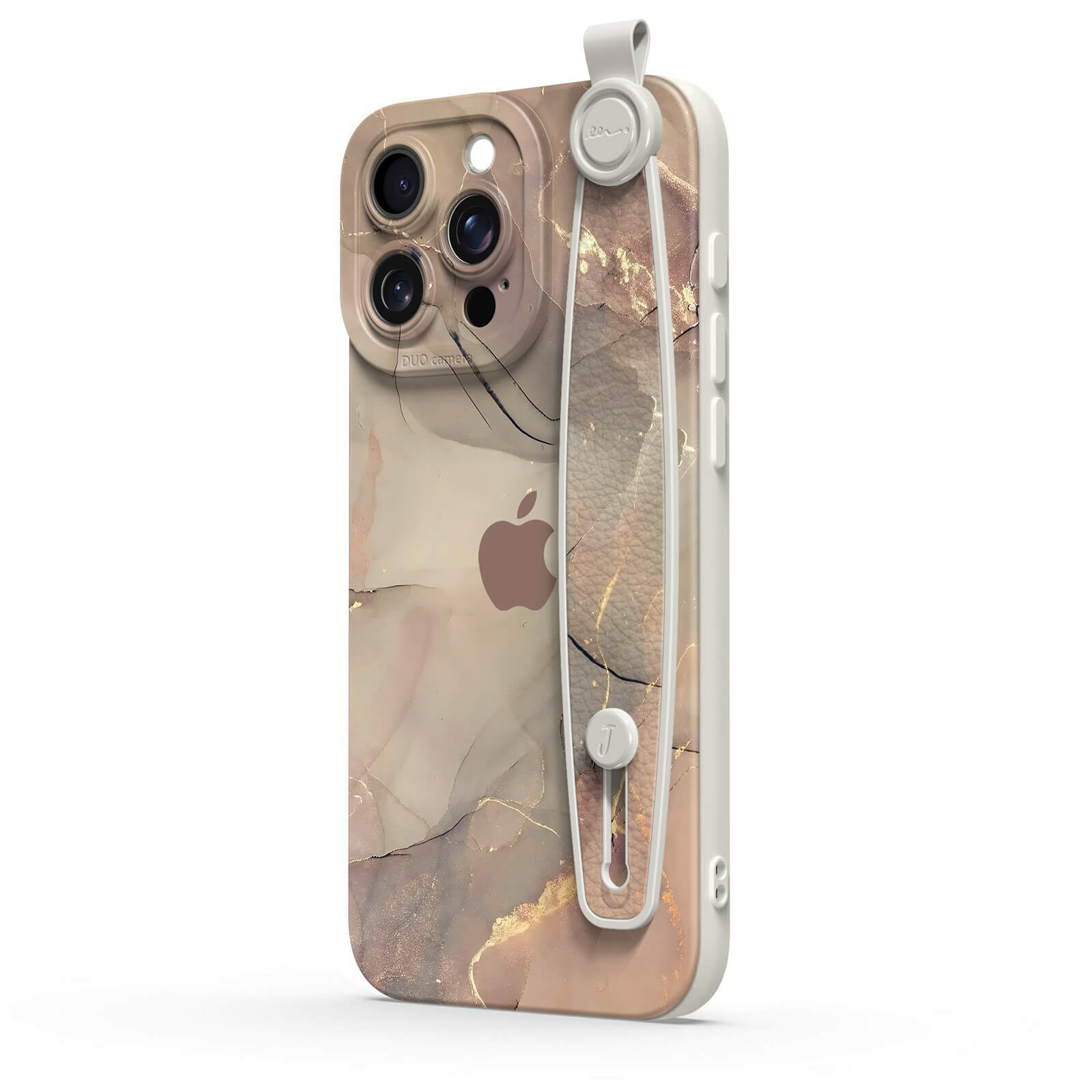 Elegant Brown | iPhone Series Multifunctional Wristband Case