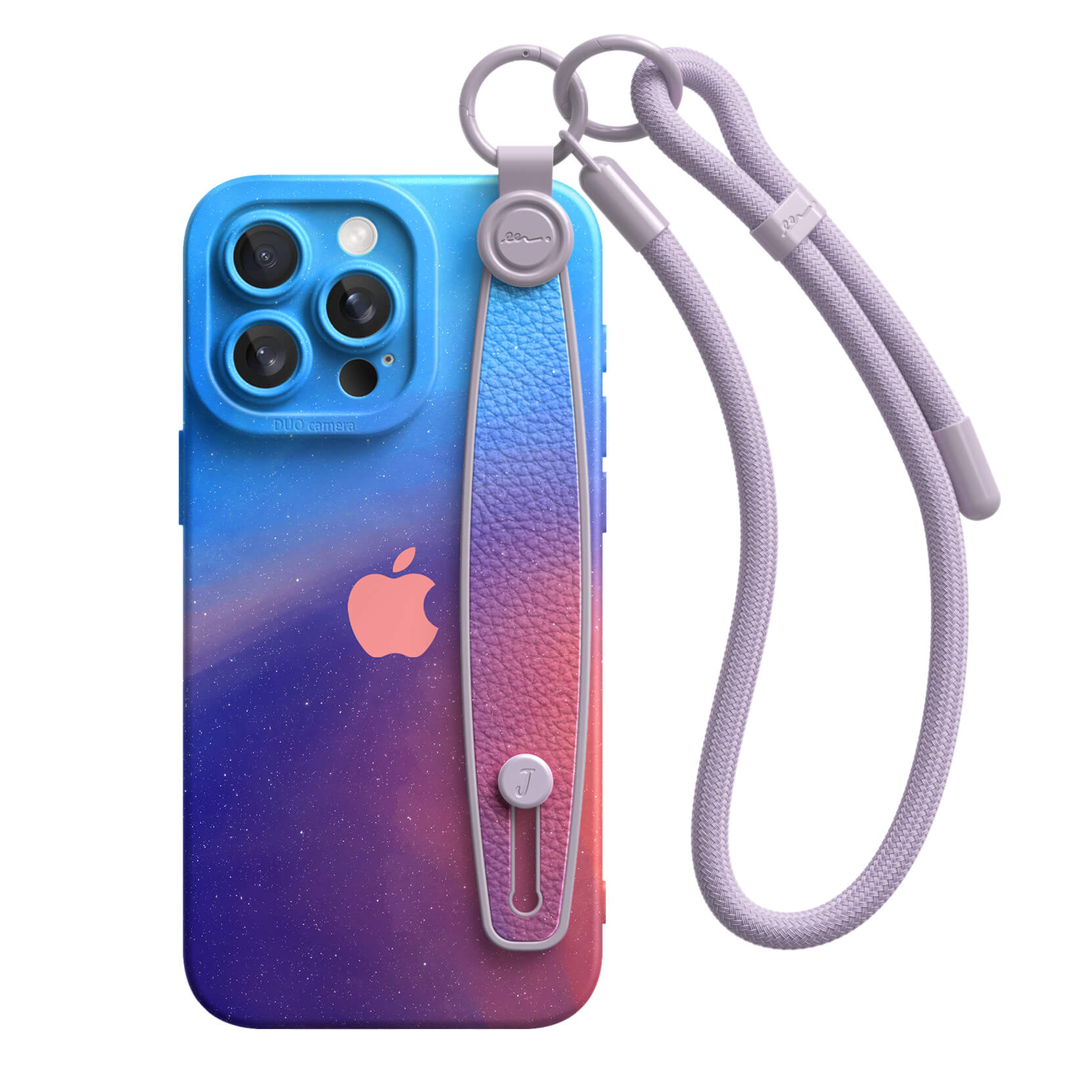 Polar-Purple to Pink | iPhone Series Multifunctional Wristband Case