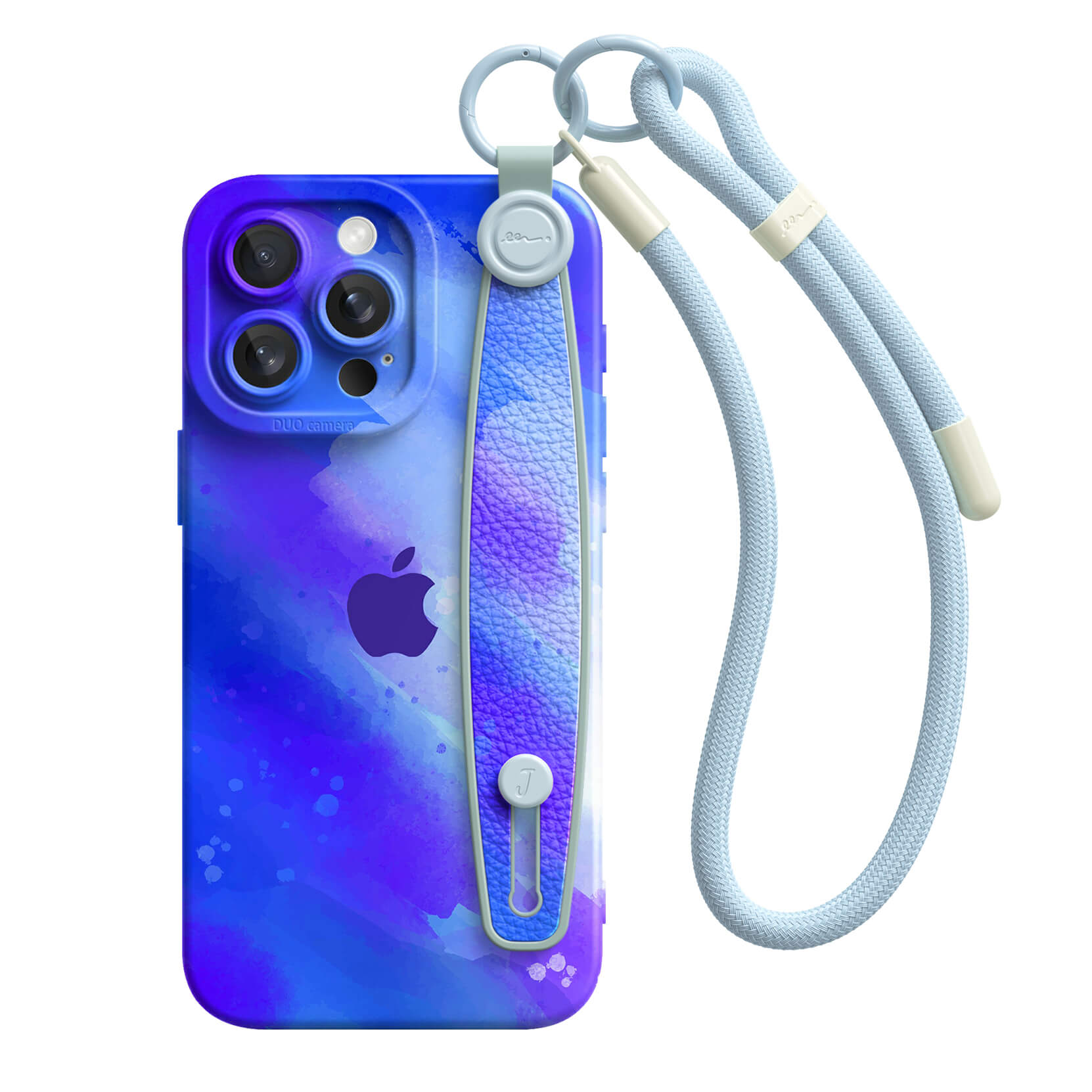 Extremely Frozen Blue | iPhone Series Multifunctional Wristband Case