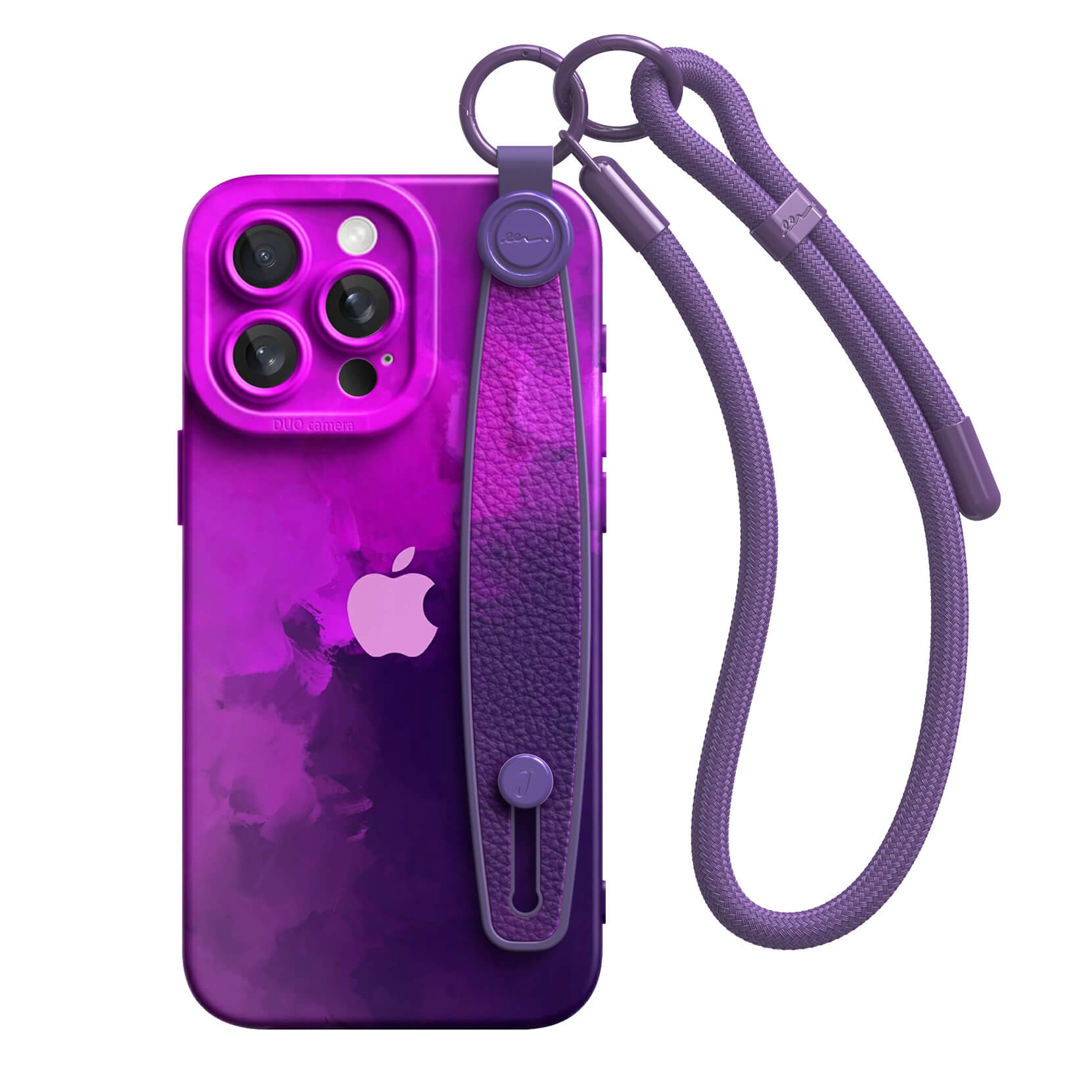 Dark Purple | iPhone Series Multifunctional Wristband Case