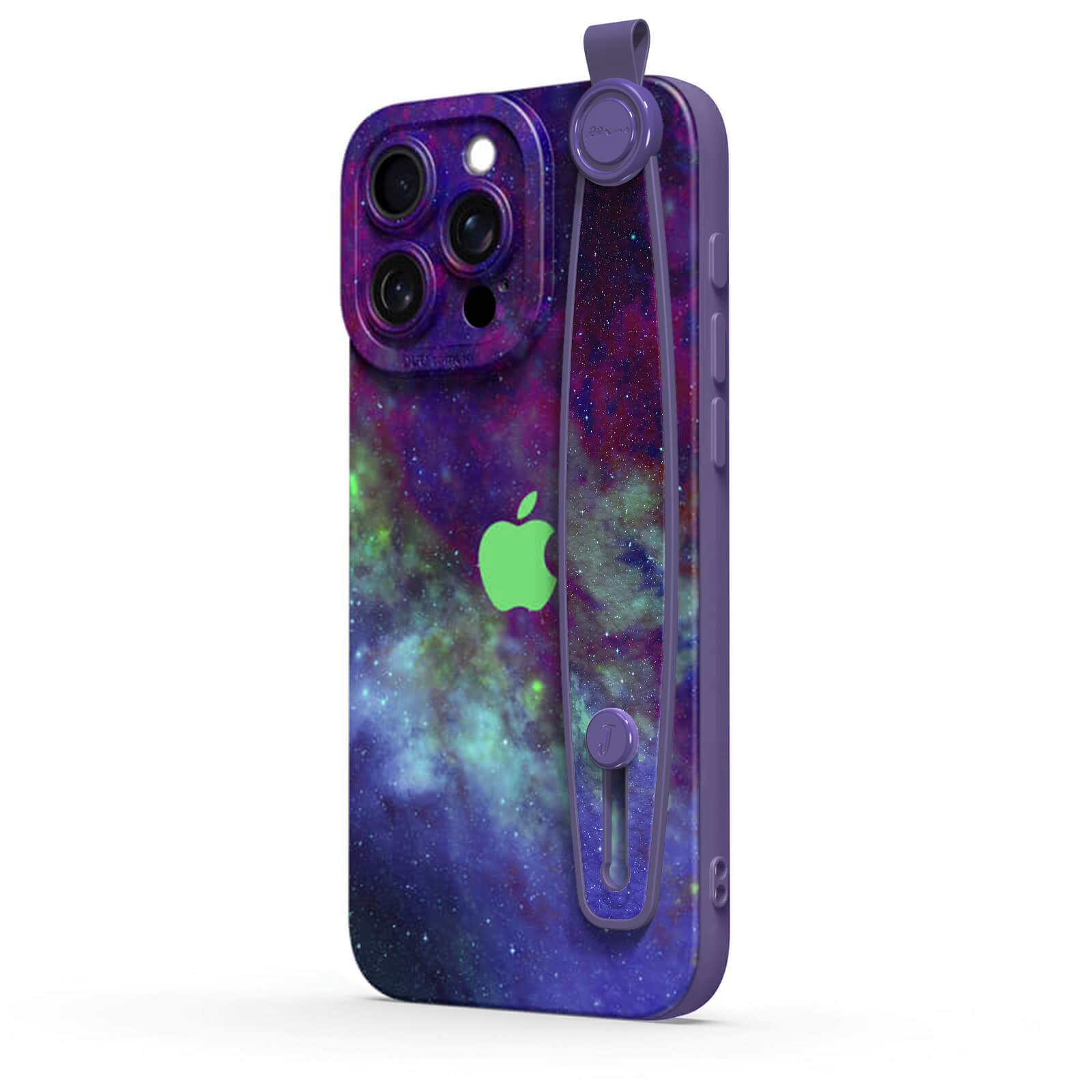 Psychedelic Purple World | iPhone Series Multifunctional Wristband Case